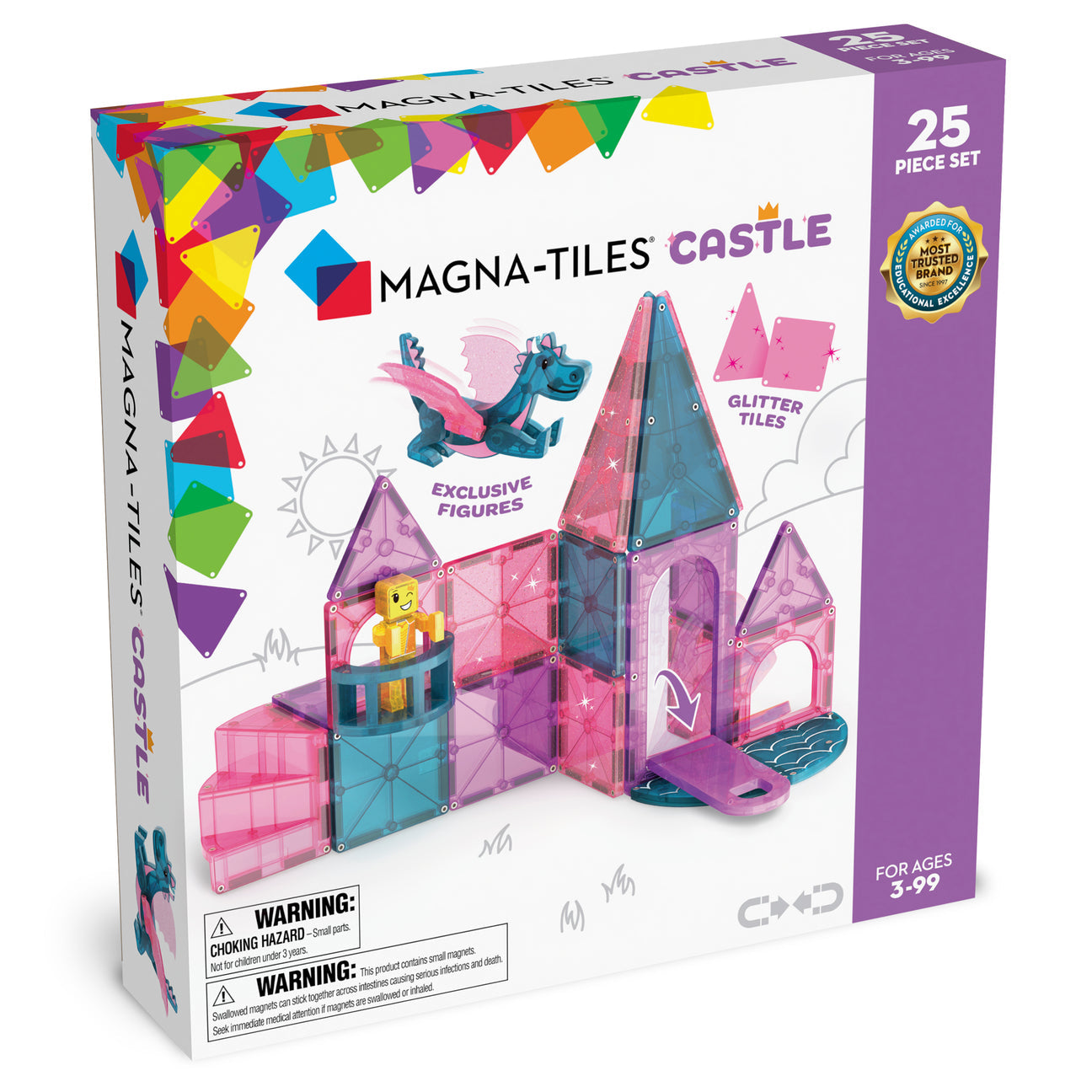 Magna-tiles 🏰🦄 Kasteel 👑 25 stuks