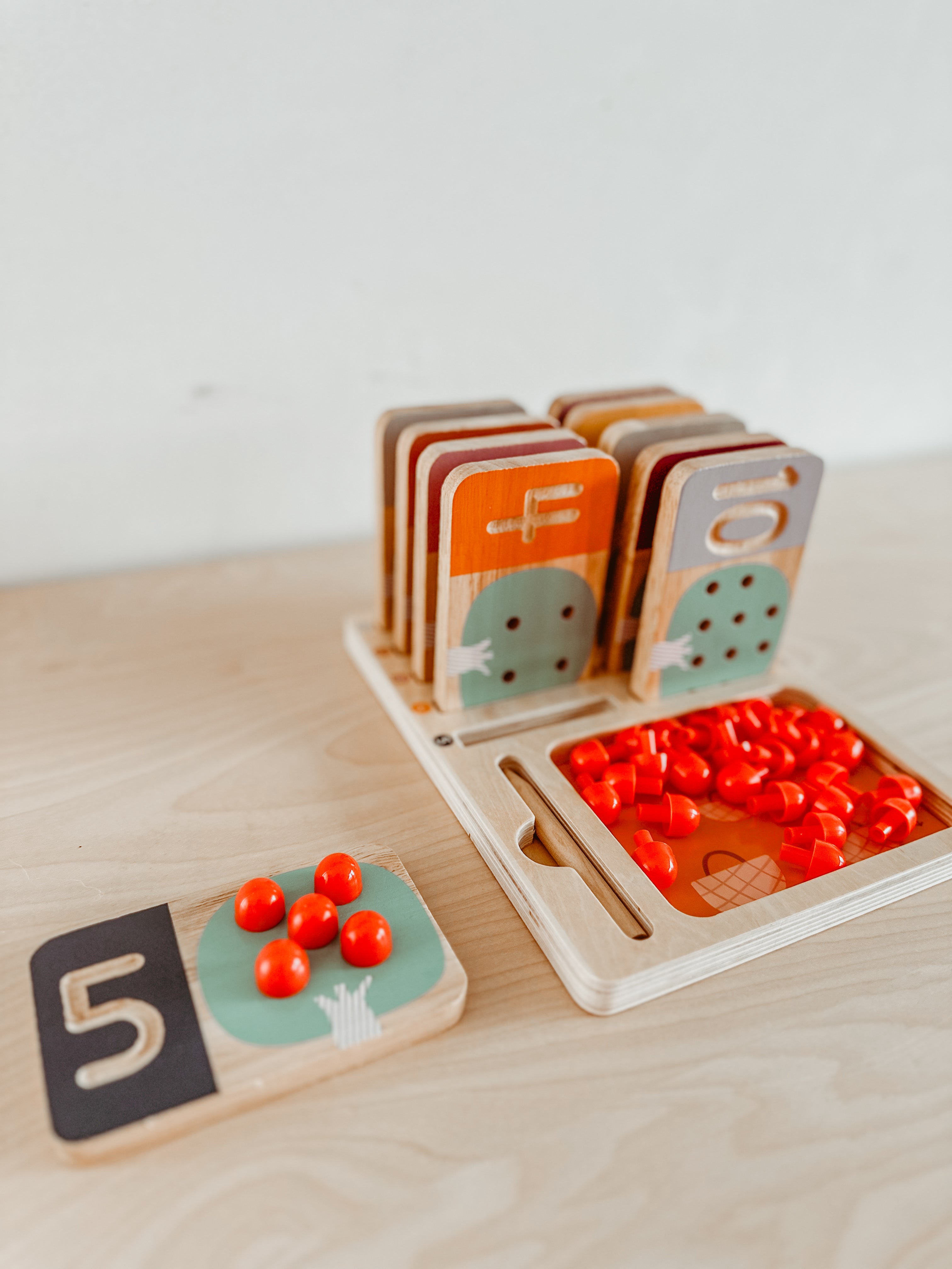 ๐ข Houten traceerbordjes met cijfers ๐ข