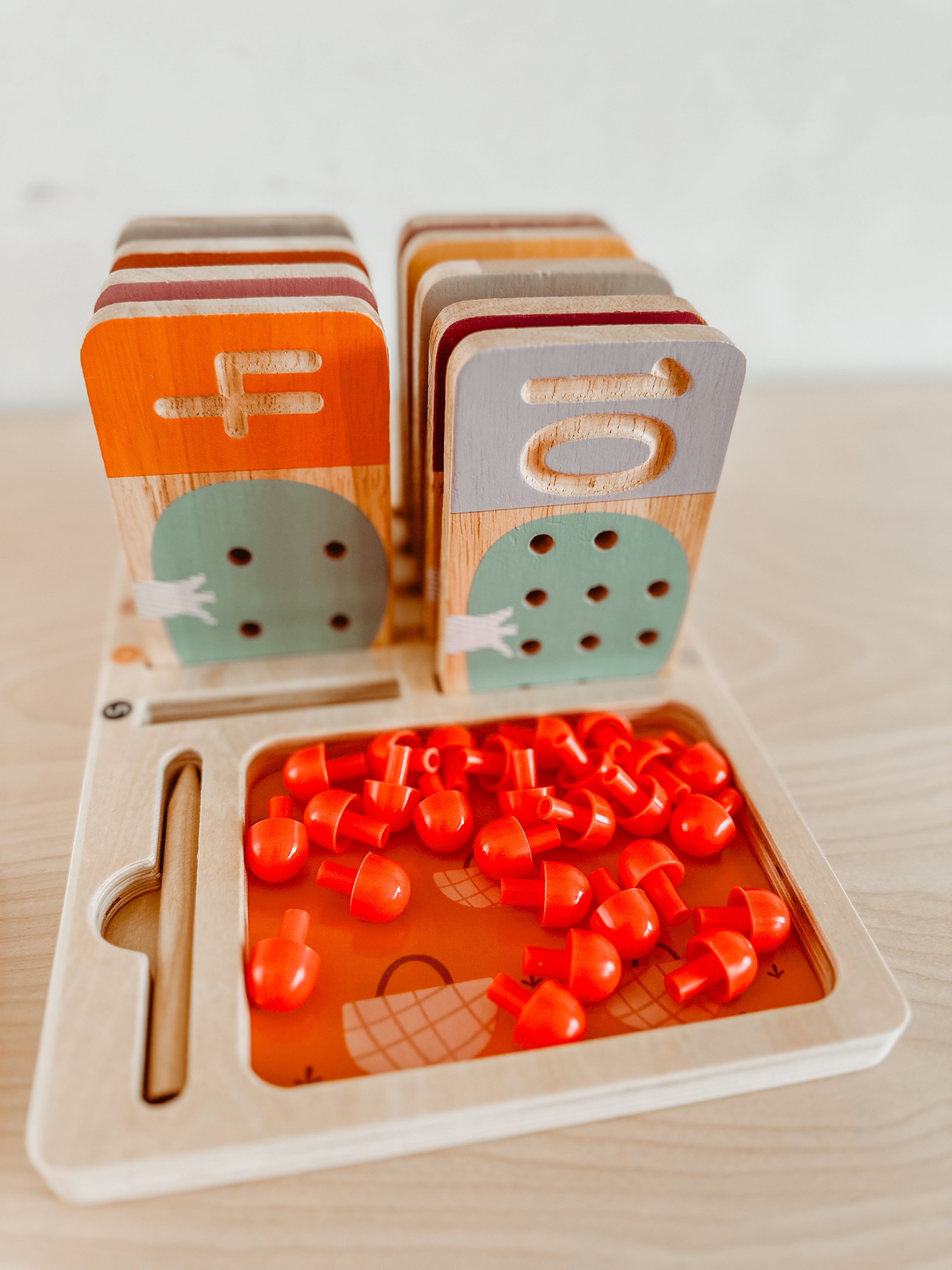 ๐ข Houten traceerbordjes met cijfers ๐ข