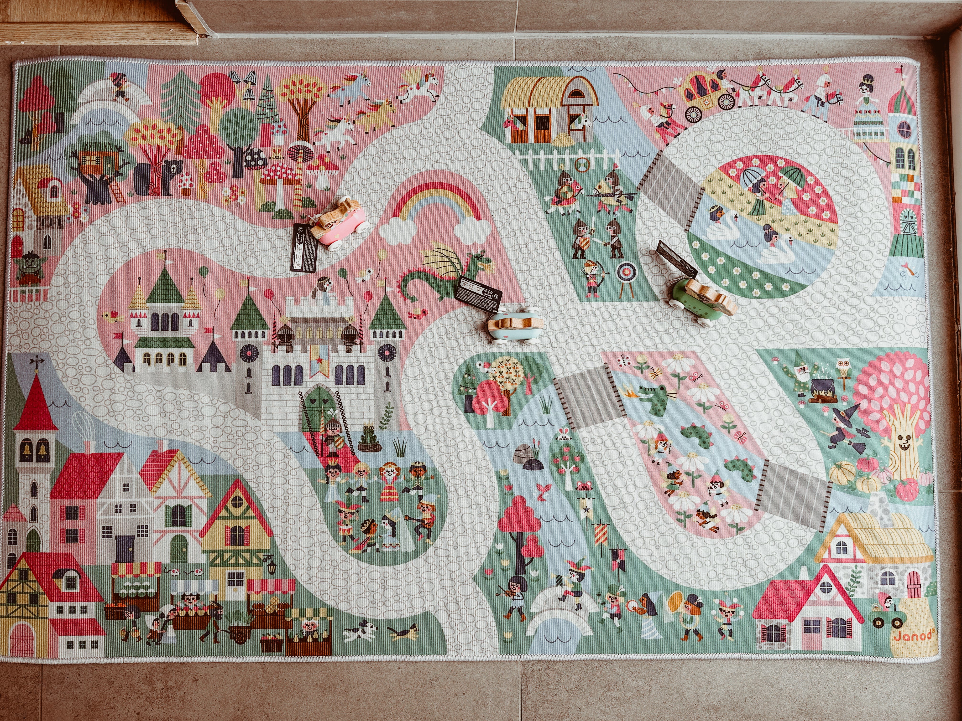 Janod • cross roads • speelmat 🚗