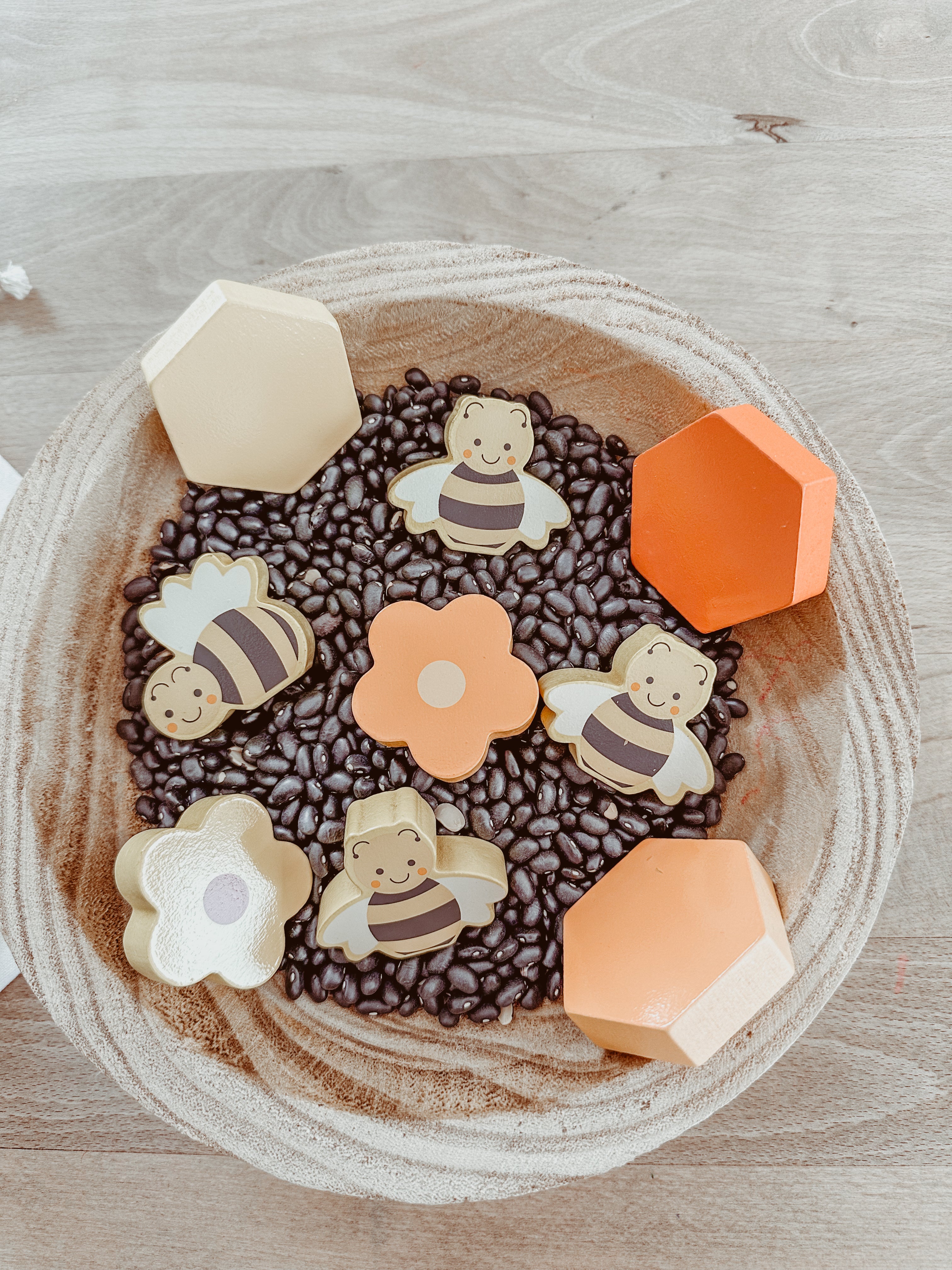 π Stapelbare houten bijtjes π