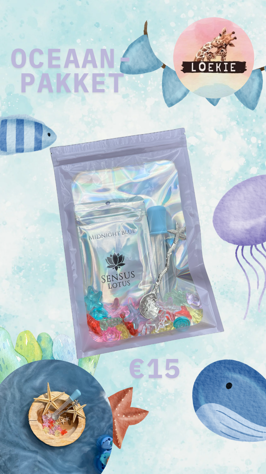 🐚⭐️💦Waterpakket: Oceaan 💦⭐️🐚