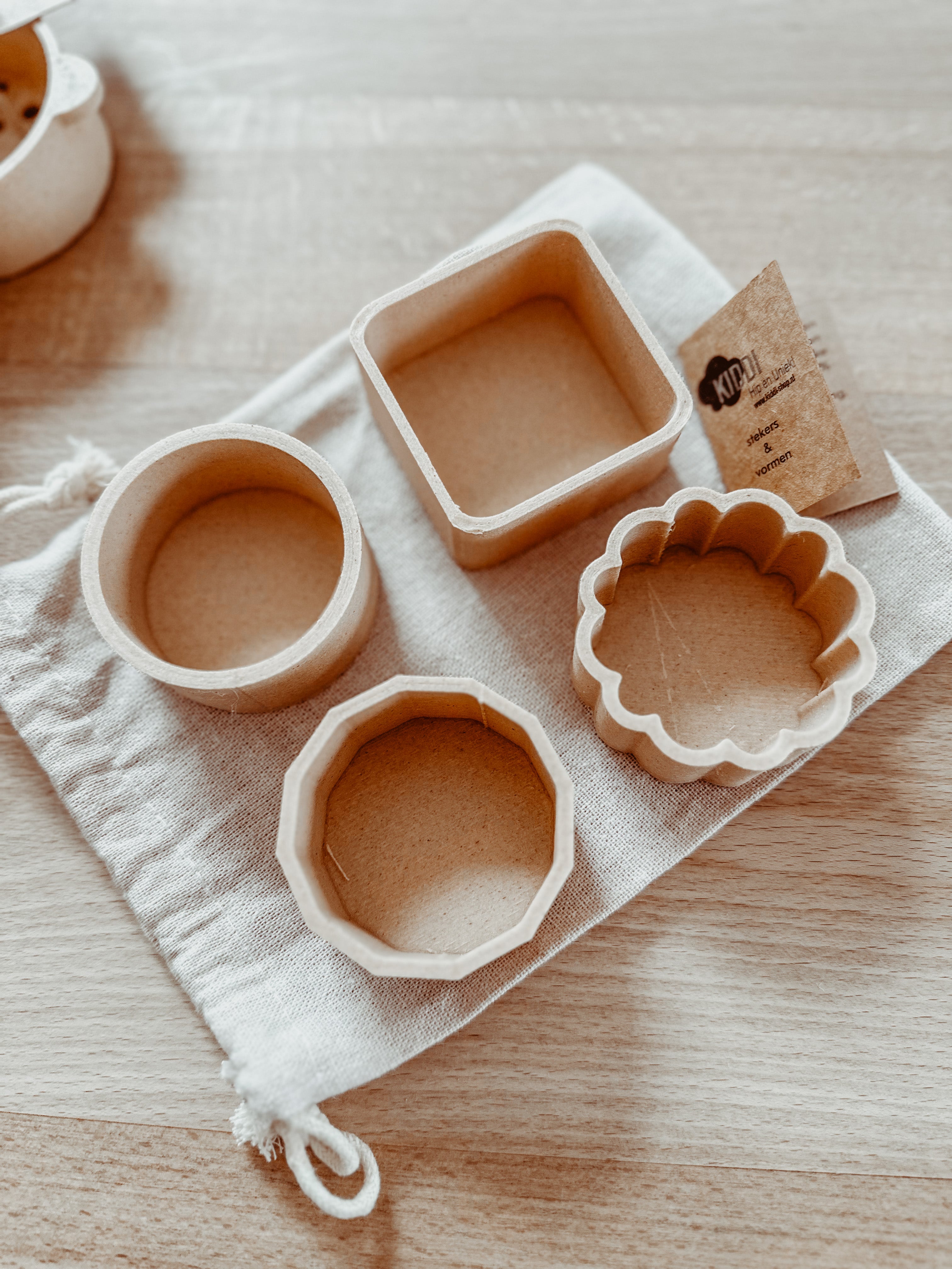 Set met minivormpjes (vulvormpjes)