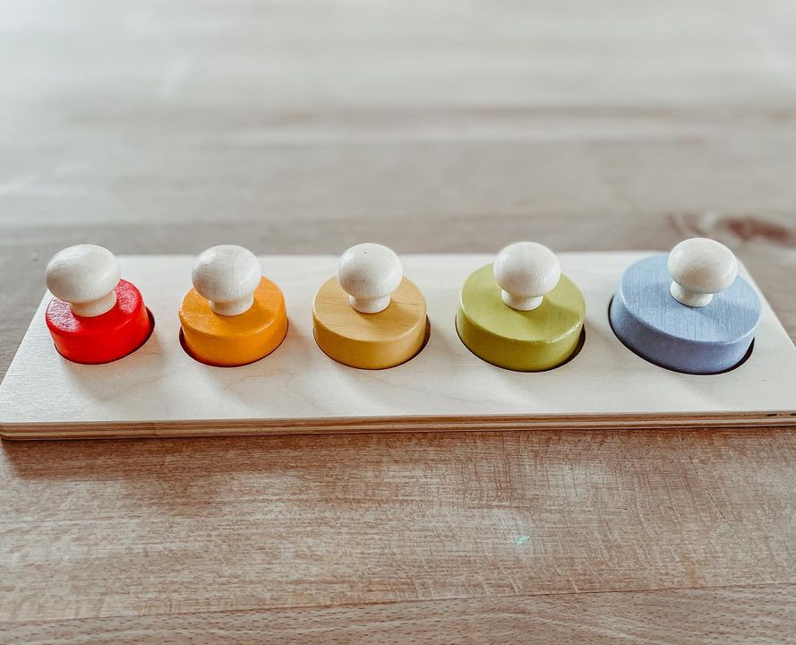 Montessori puzzel met cirkels