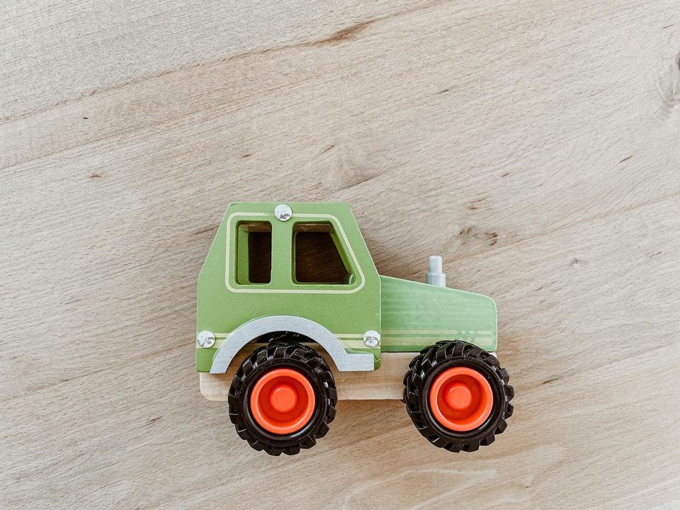 Houten tractor