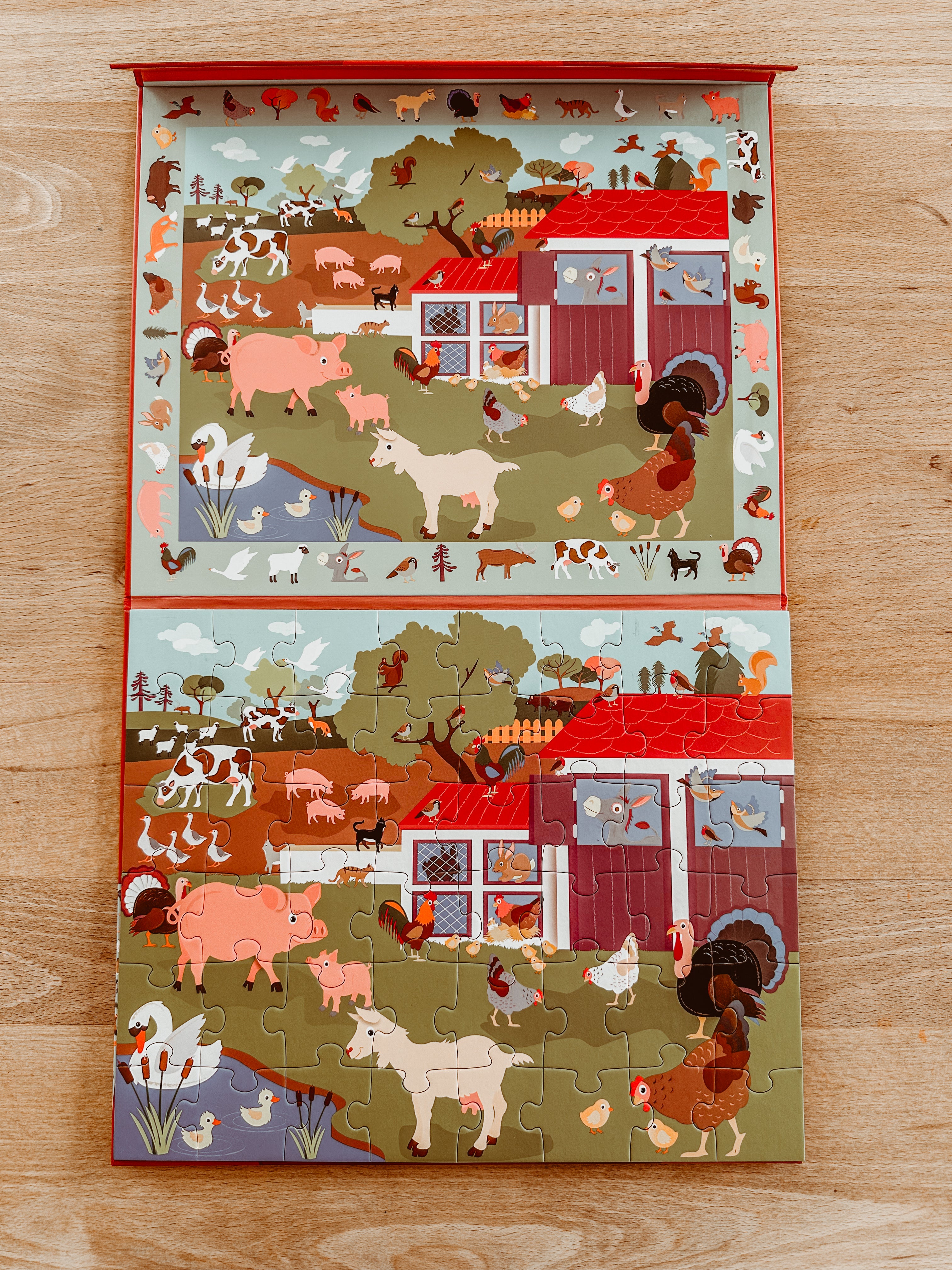 🐓🐄 Magneetpuzzel: boerderij 🐄🐓