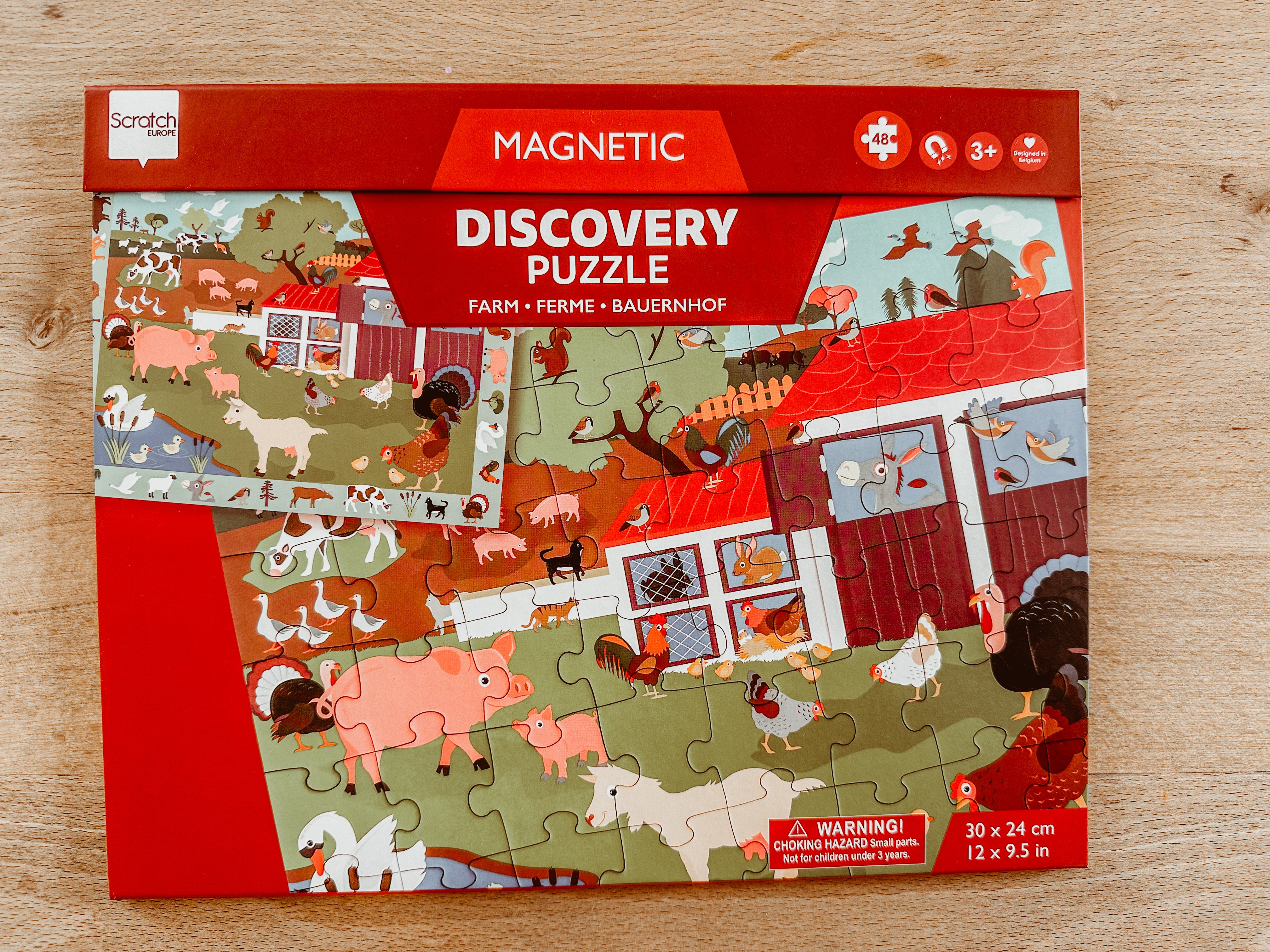 🐓🐄 Magneetpuzzel: boerderij 🐄🐓