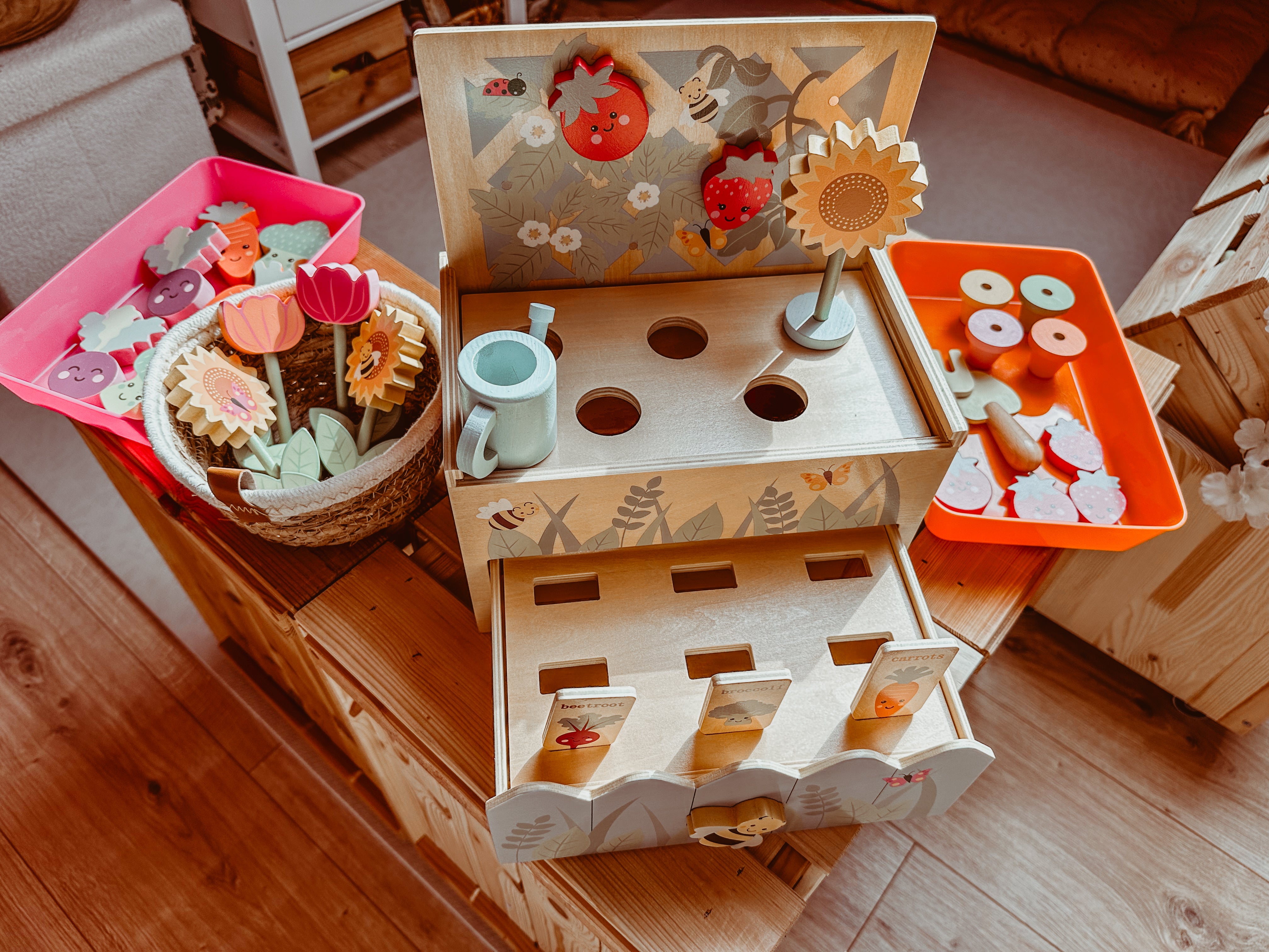 🪴🥕🌷 Houten moestuintje 🌷🥕🪴