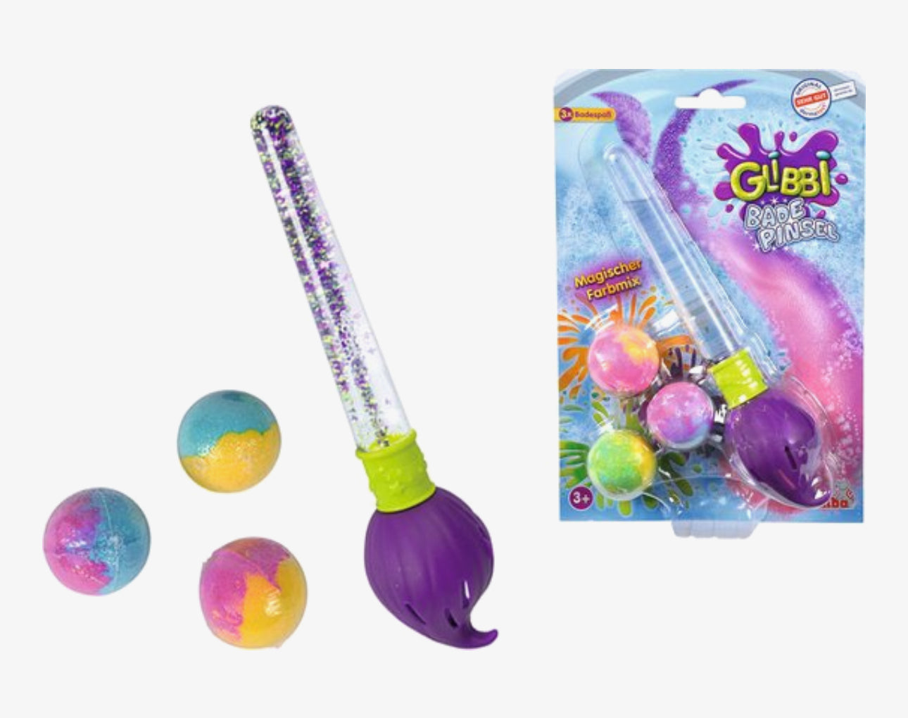🫧🛁 Glibbi: bruisbal kwast 🛁🫧