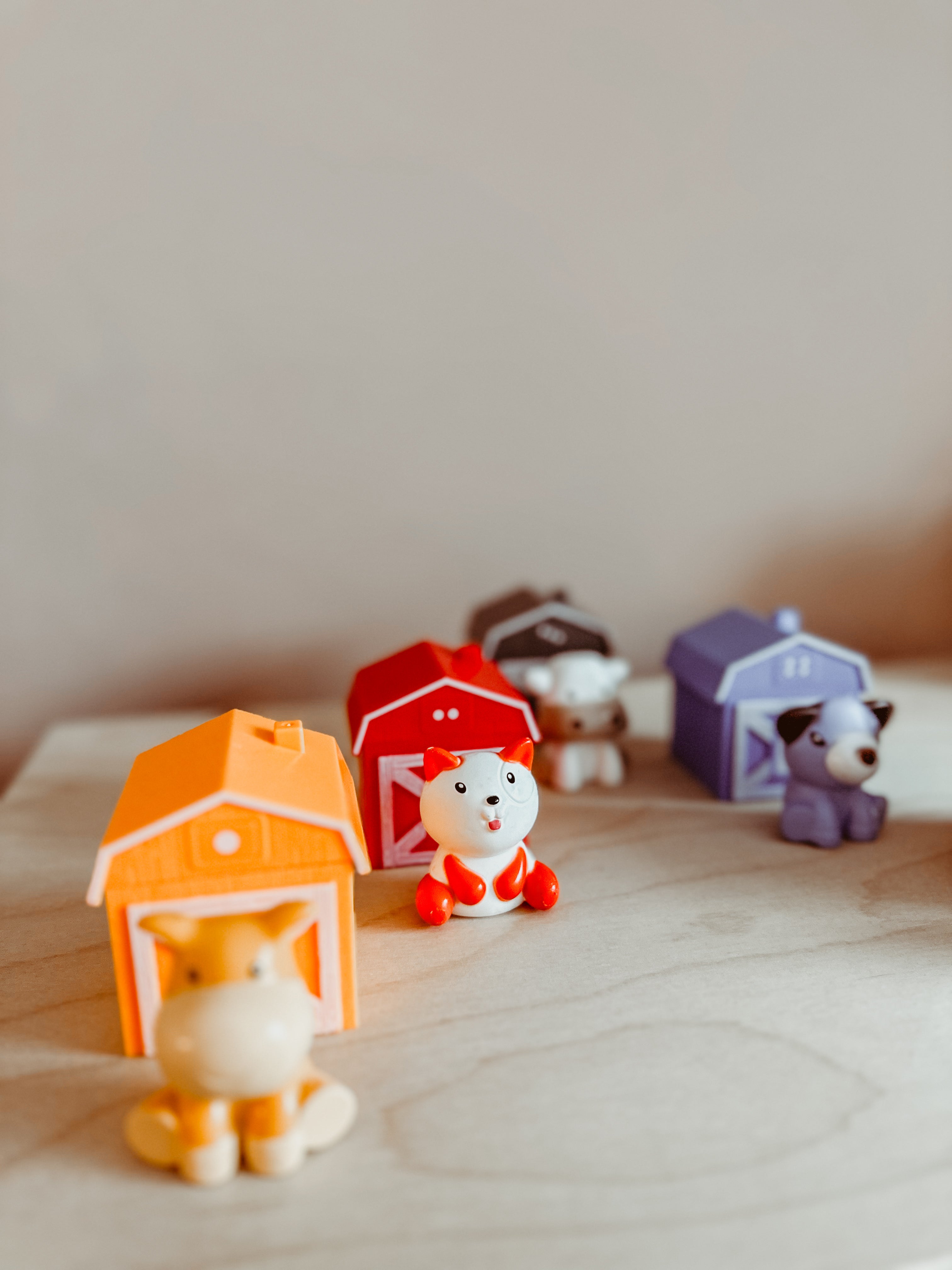 🍁🏠 5 huisjes met diertjes 🏠🍁