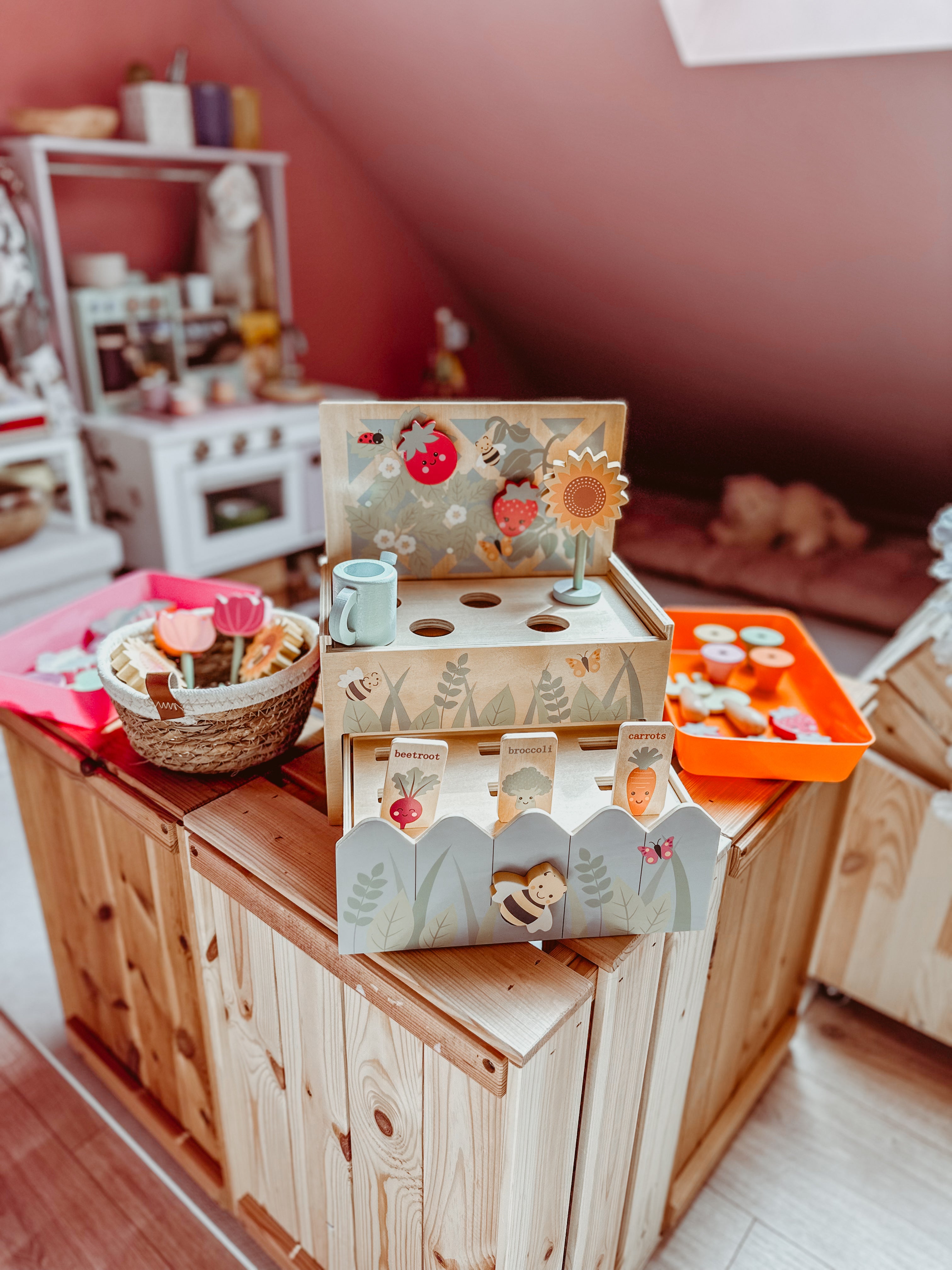 🪴🥕🌷 Houten moestuintje 🌷🥕🪴