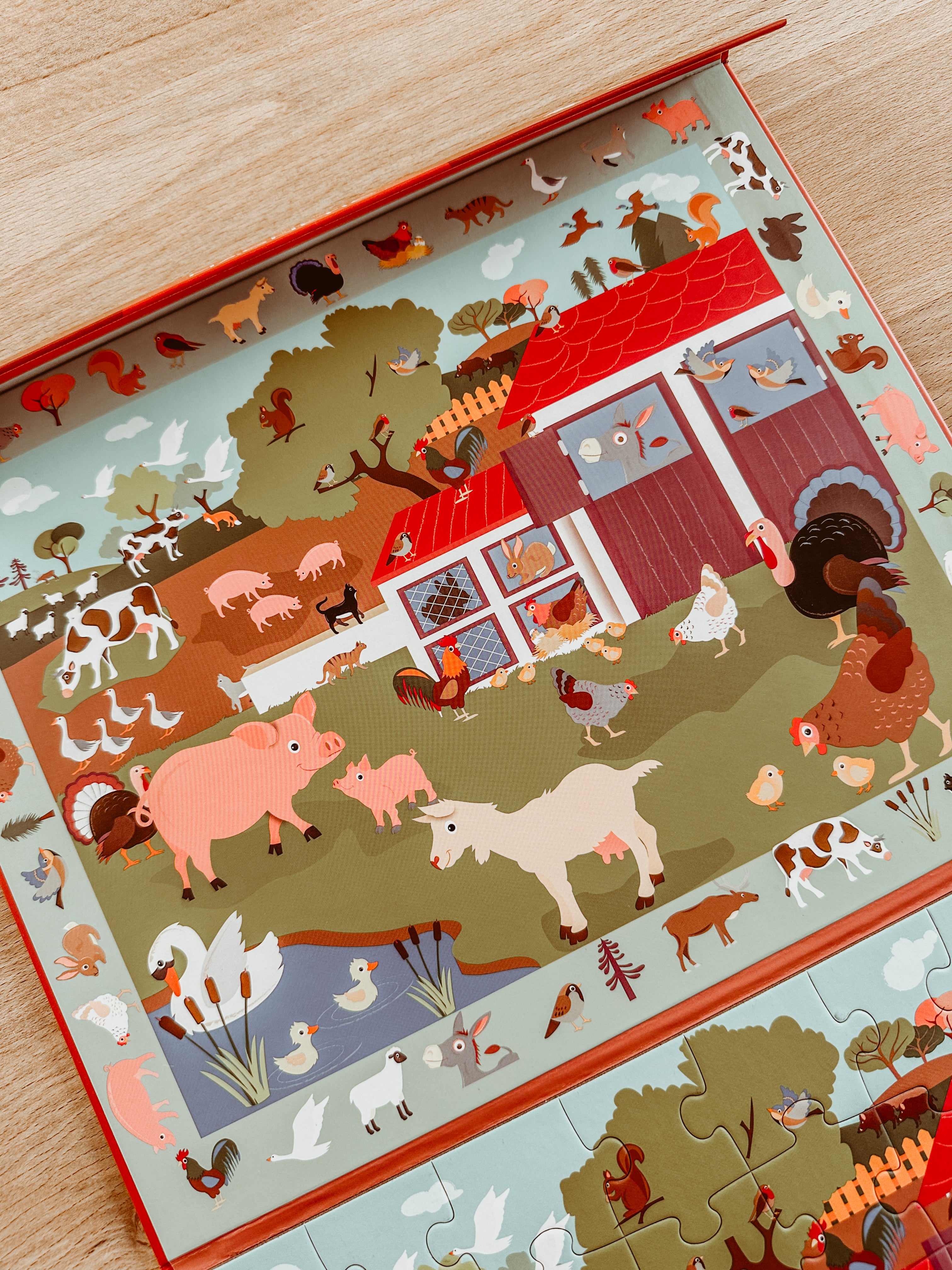 🐓🐄 Magneetpuzzel: boerderij 🐄🐓