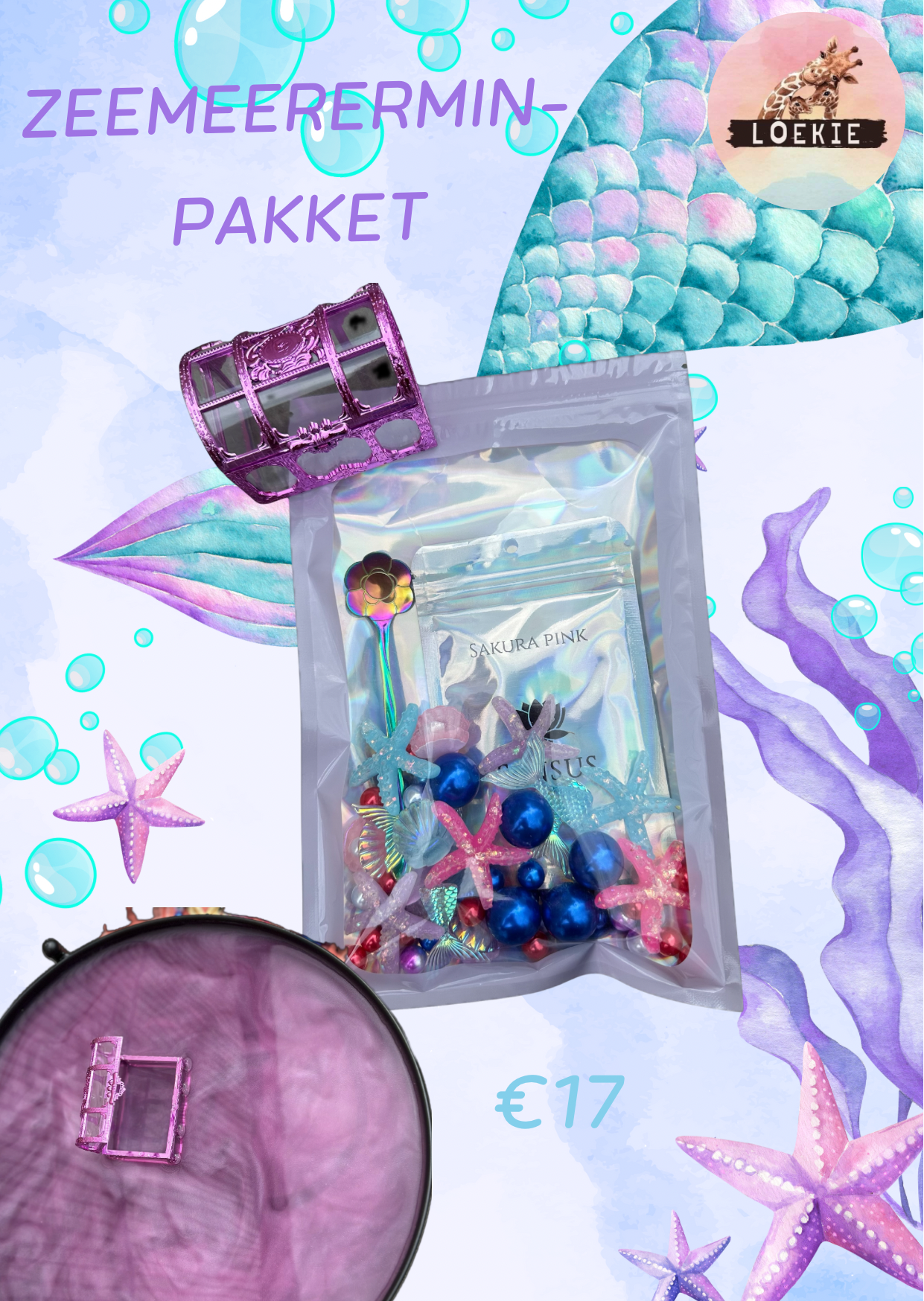 🧜‍♀️💦Waterpakket: zeemeermin 💦🧜‍♂️