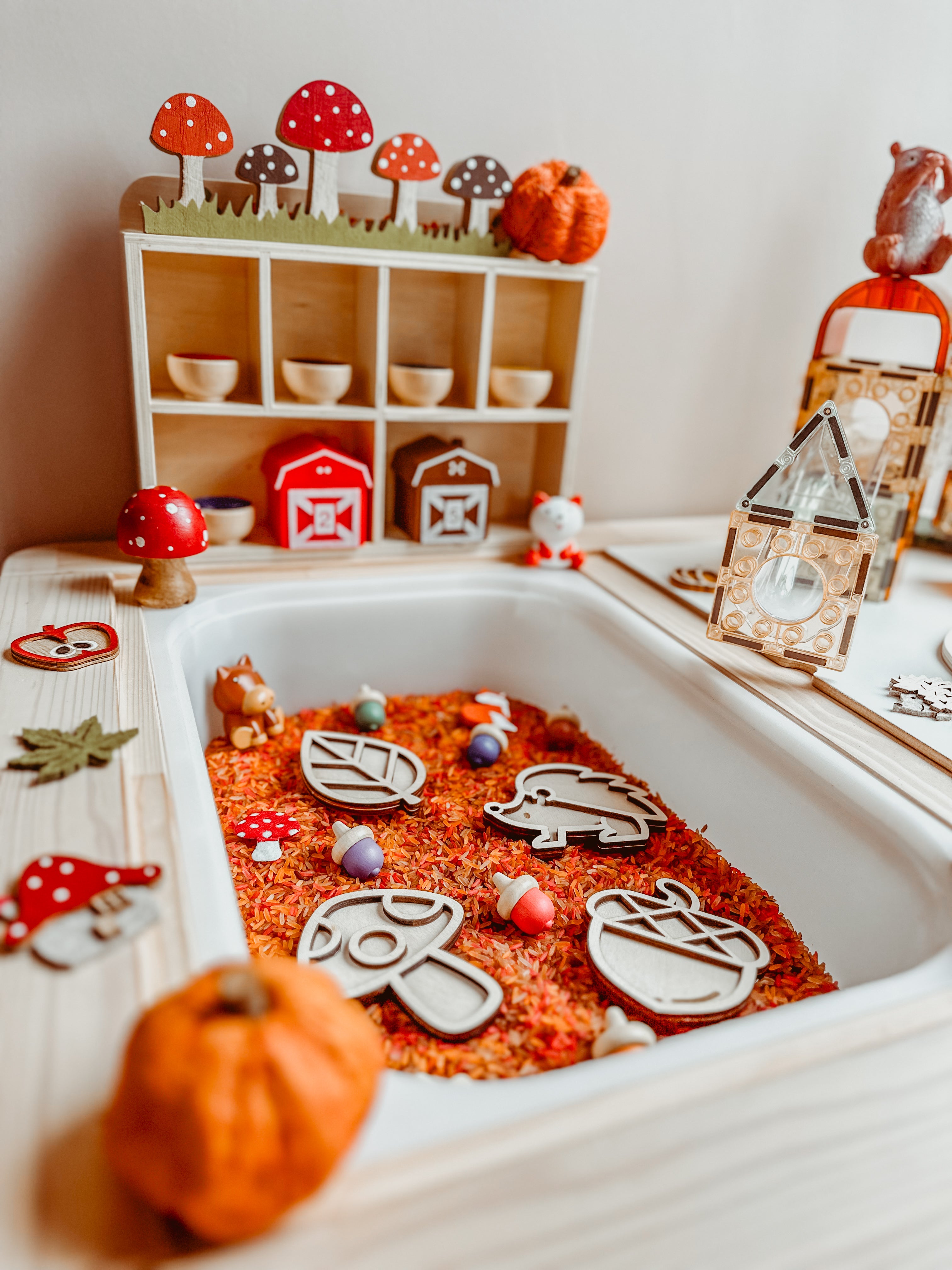 🍁🏠 5 huisjes met diertjes 🏠🍁