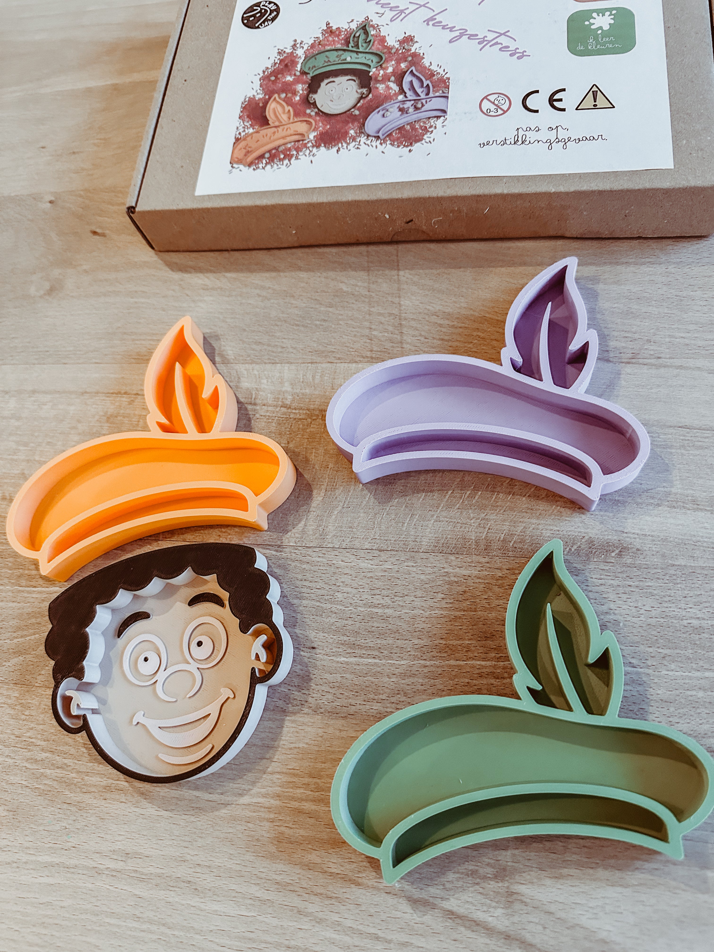 Vulvormen Pietjes: thema Sinterklaas 🔴🟡