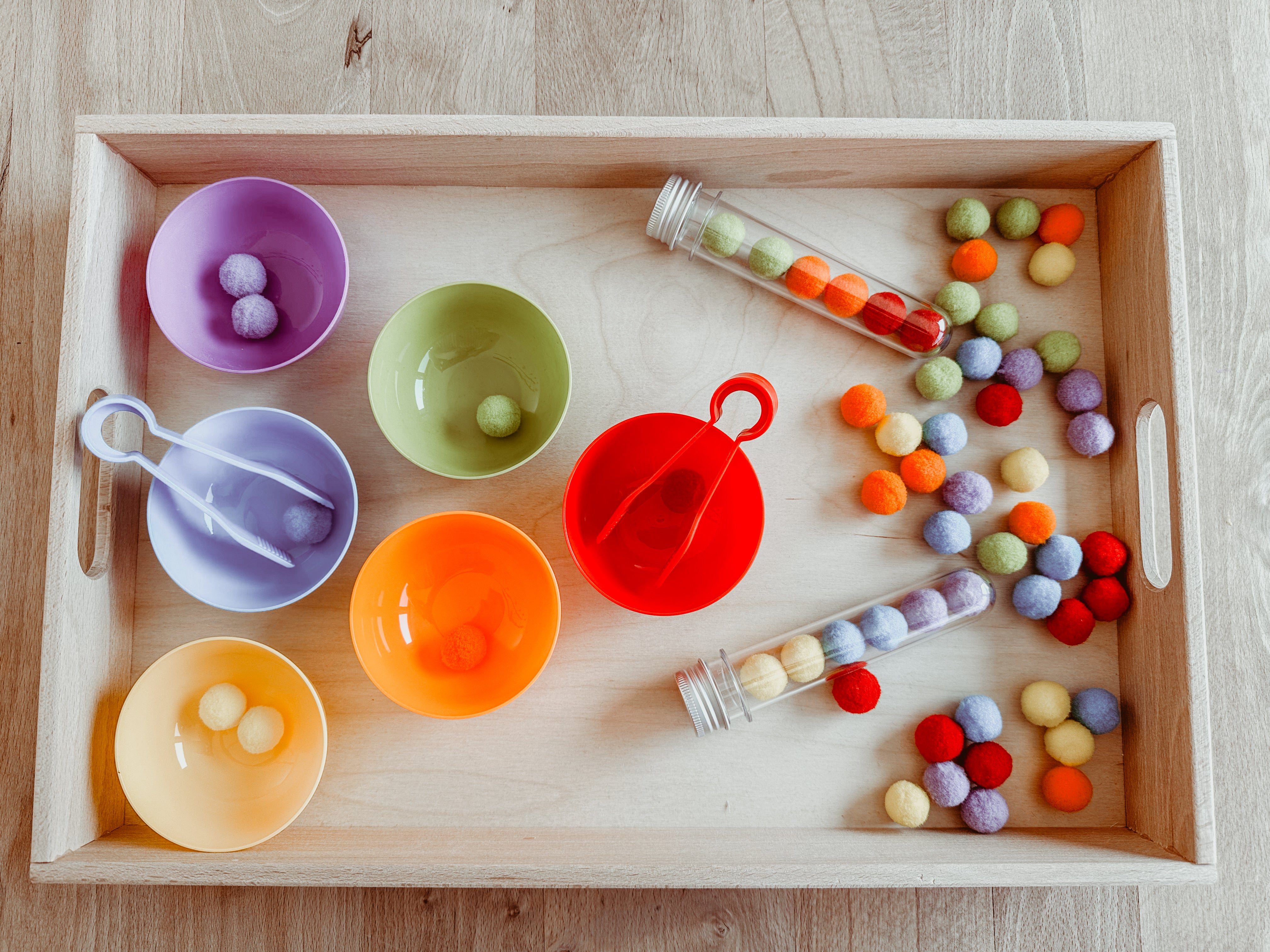 🟡 Pompon Party set 🟣