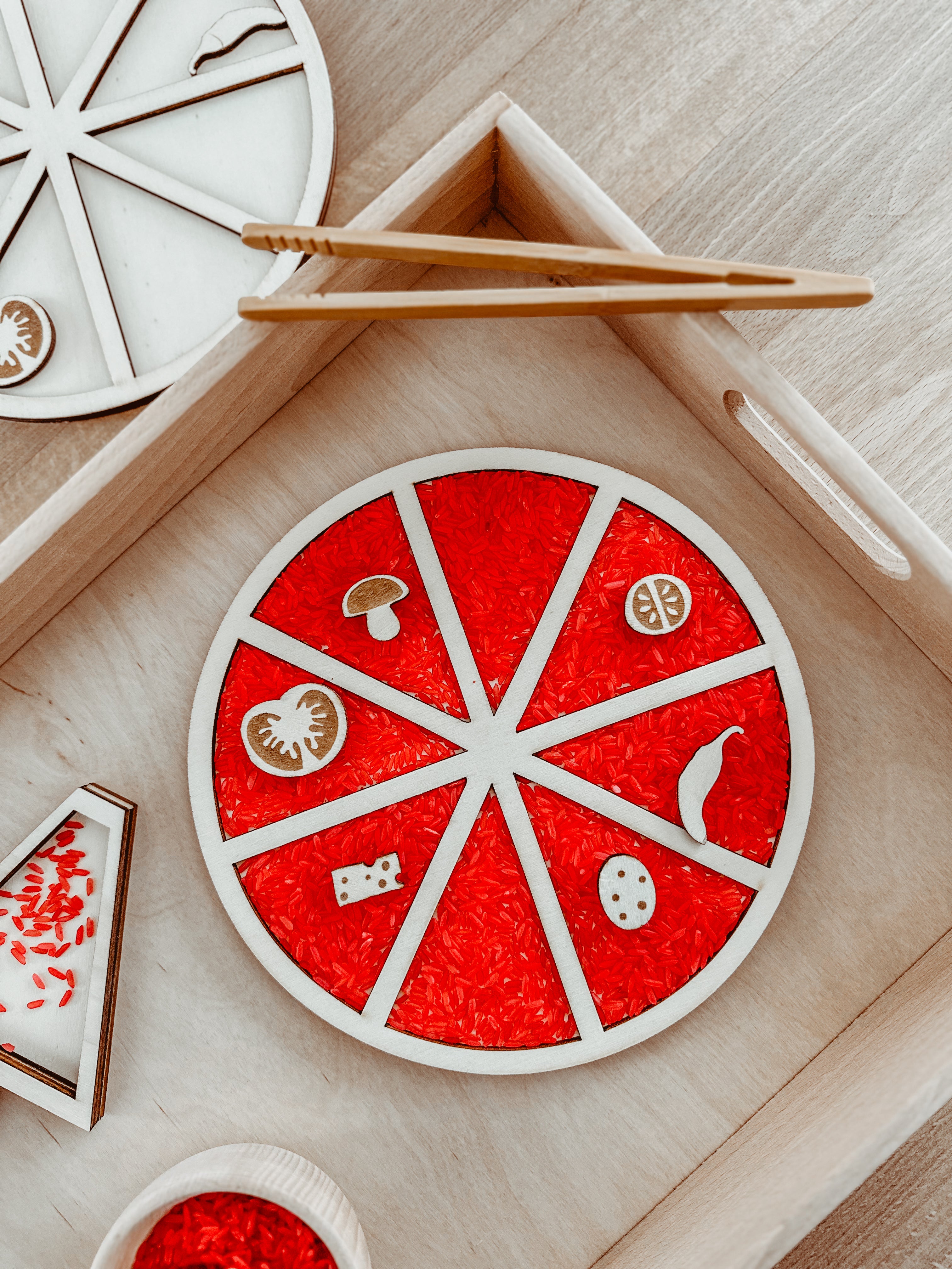 🍕 SENSORY PLAY: PIZZA BABY 🍕