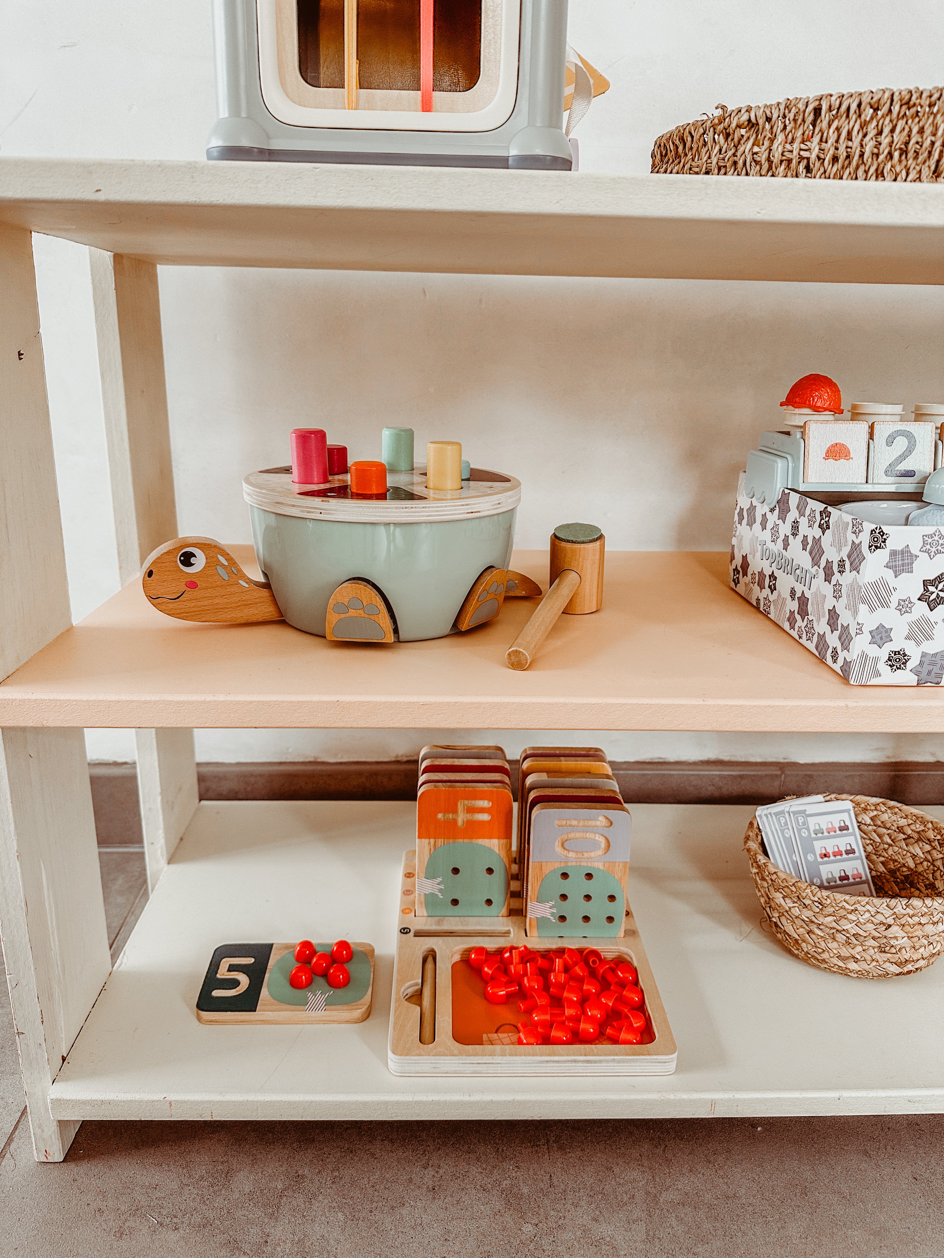 🔢 Houten traceerbordjes met cijfers 🔢