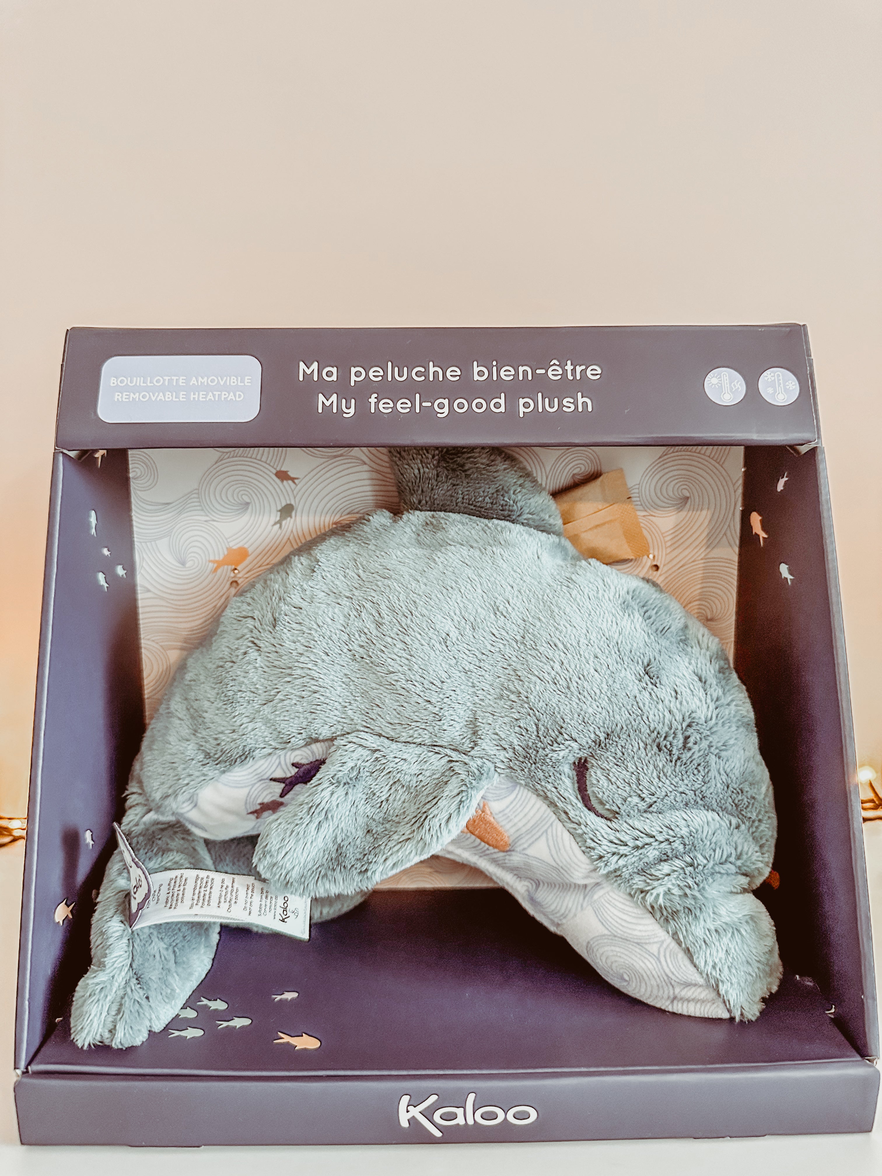 Kaloo • warmte/koude-knuffel • dolfijn 🐬