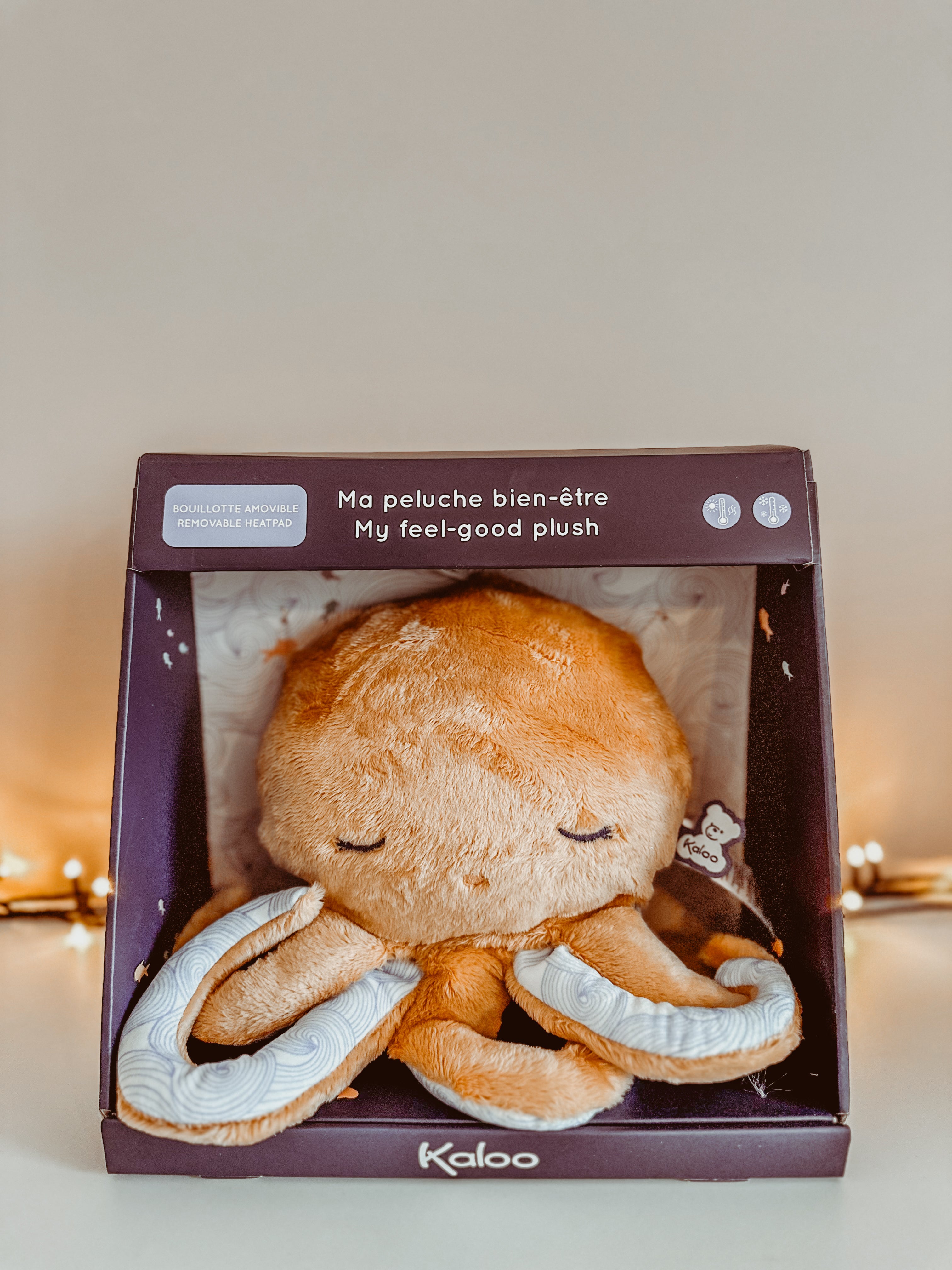Kaloo • warmte/koude-knuffel • inktvis 🐙