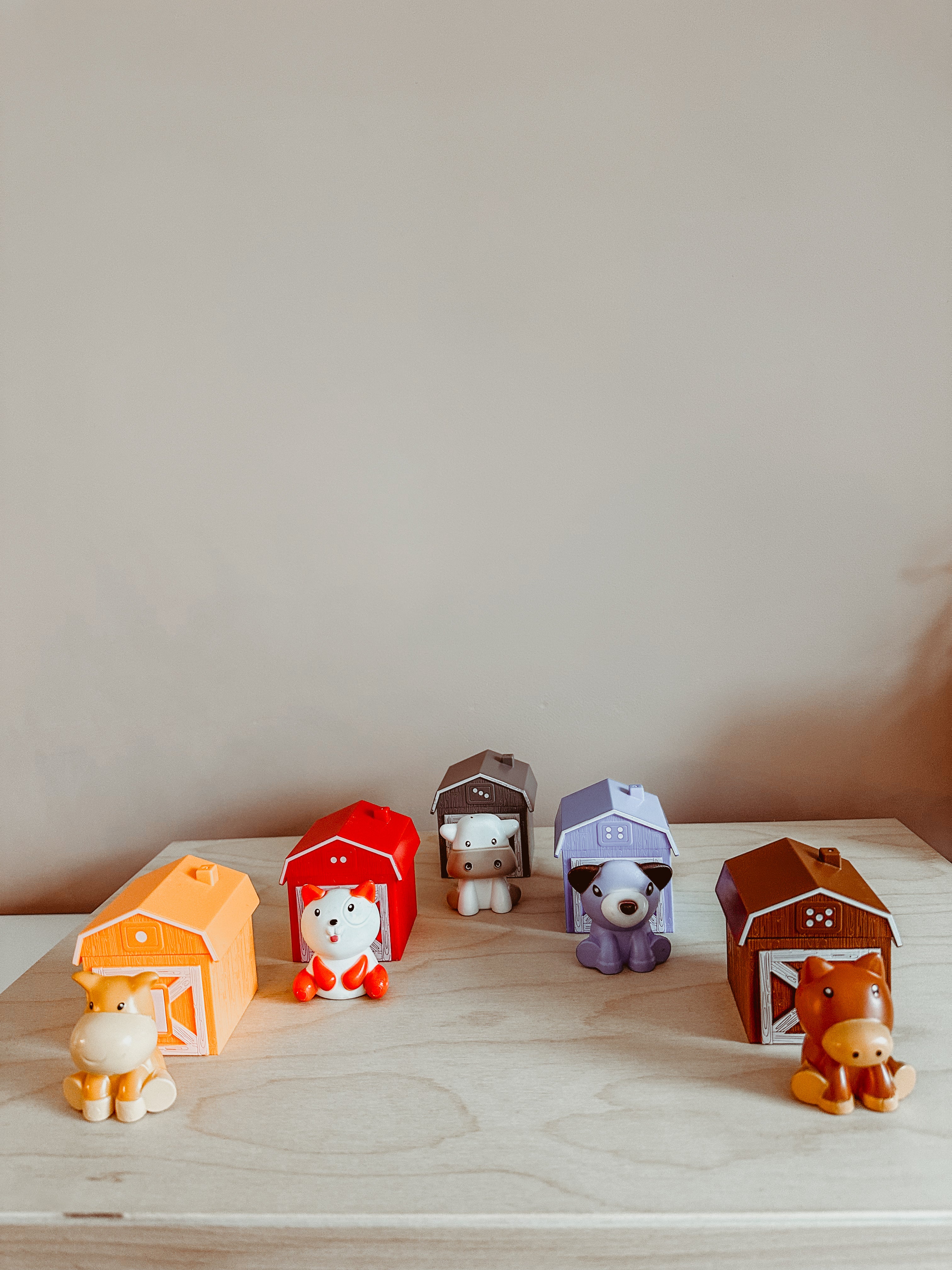 🍁🏠 5 huisjes met diertjes 🏠🍁