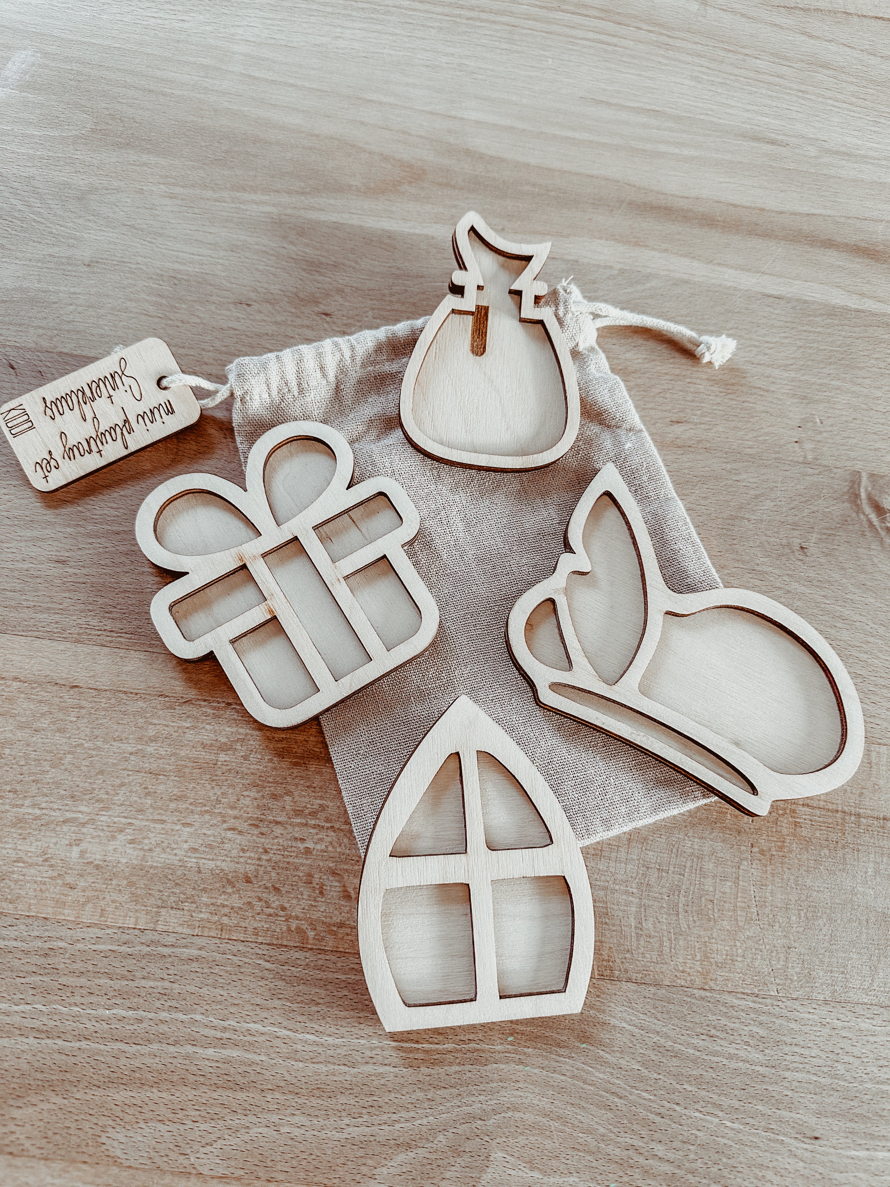 Vulvormen - set mini play tray - SINTERKLAAS