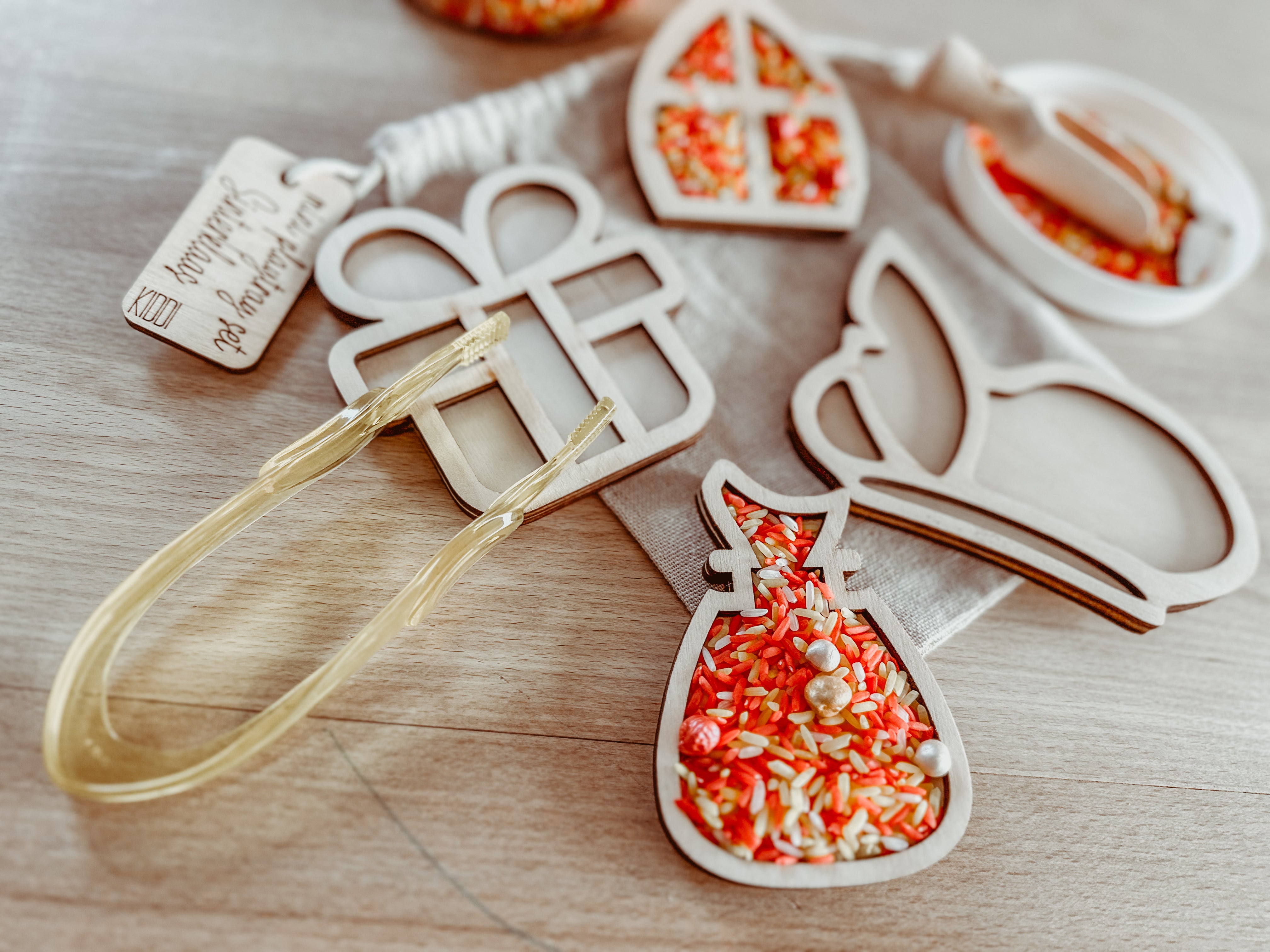 Vulvormen - set mini play tray - SINTERKLAAS