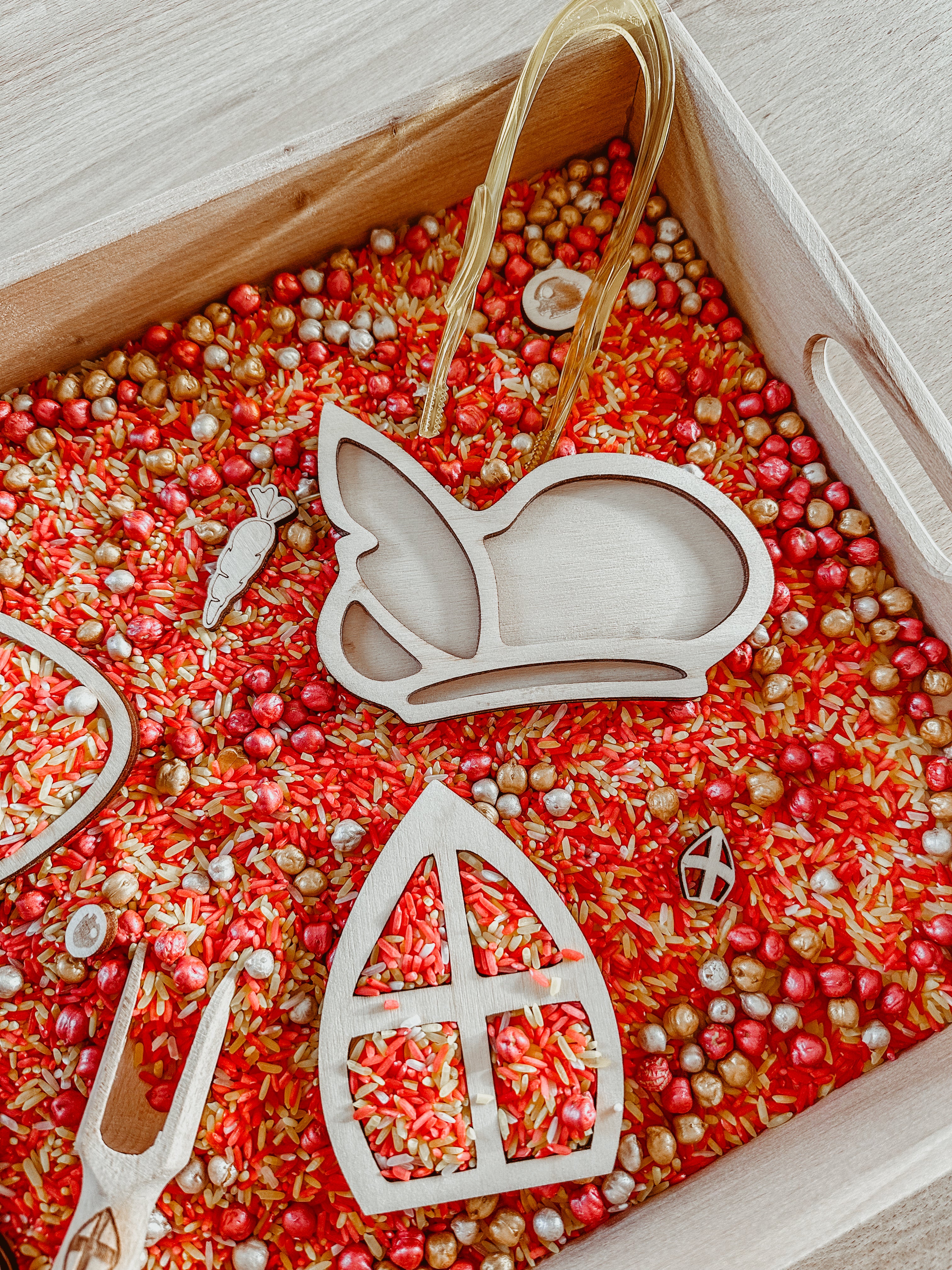 Vulvormen - set mini play tray - SINTERKLAAS