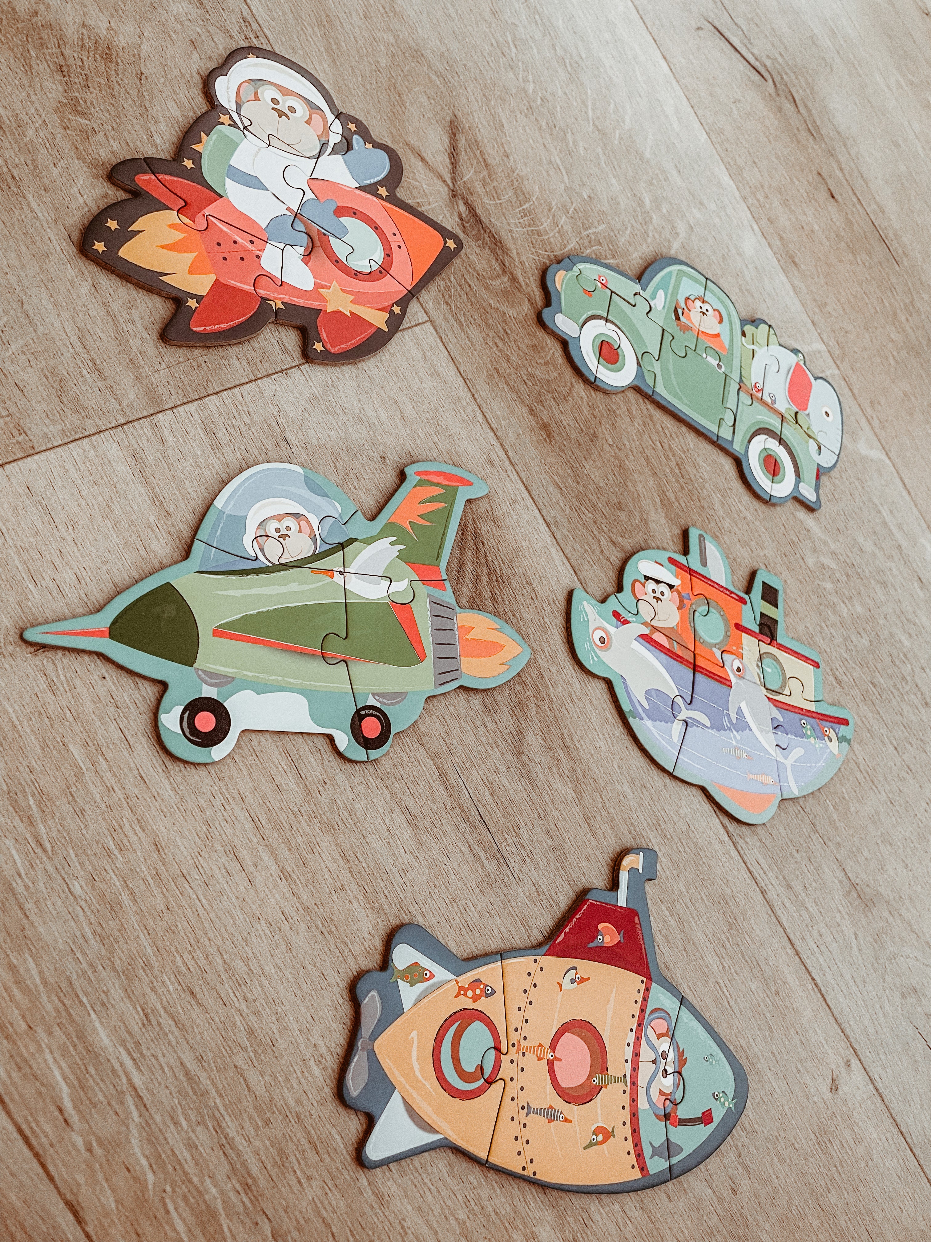 Beginnerspuzzel - voertuigen 🛻