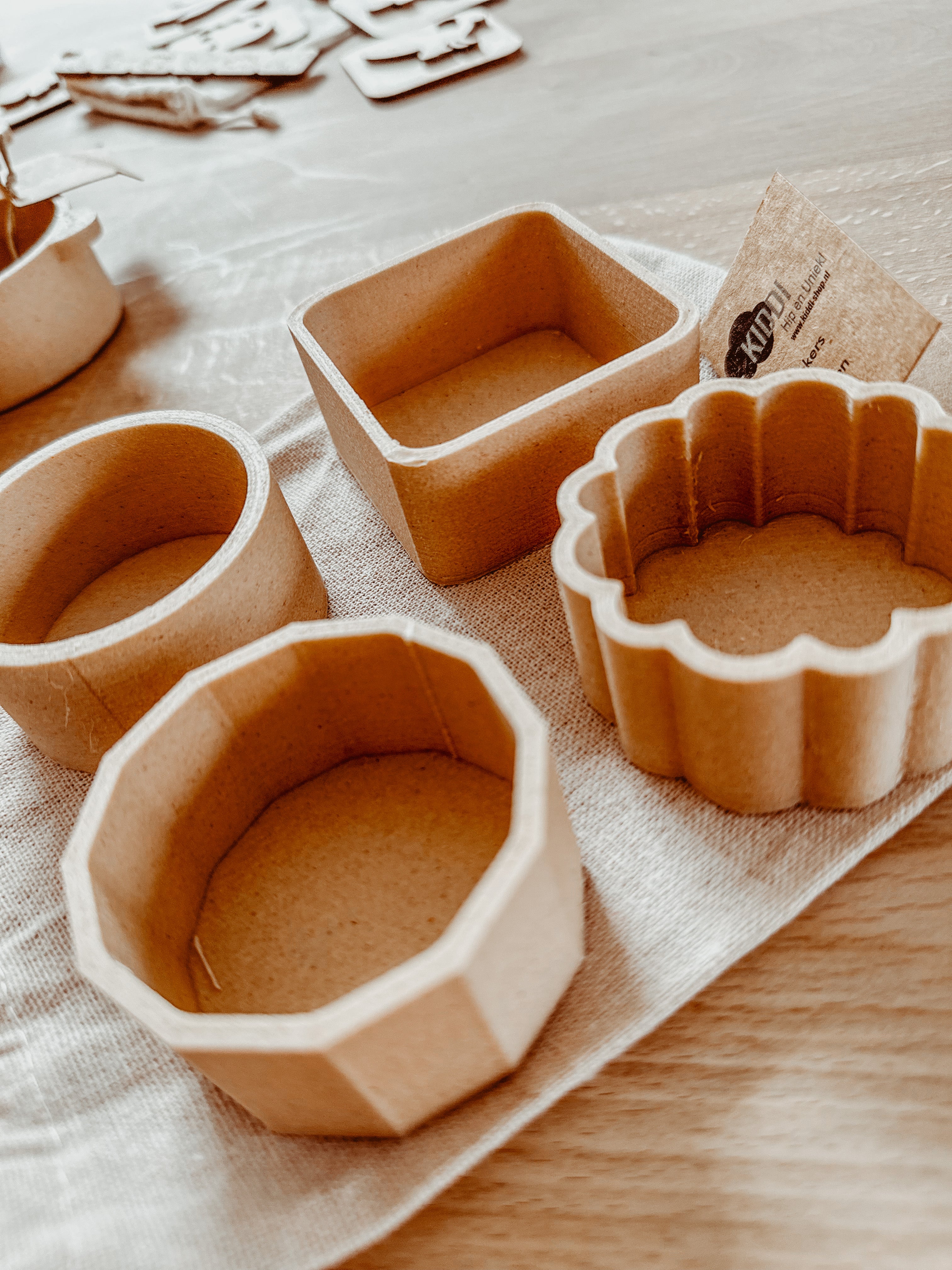 Set met minivormpjes (vulvormpjes)