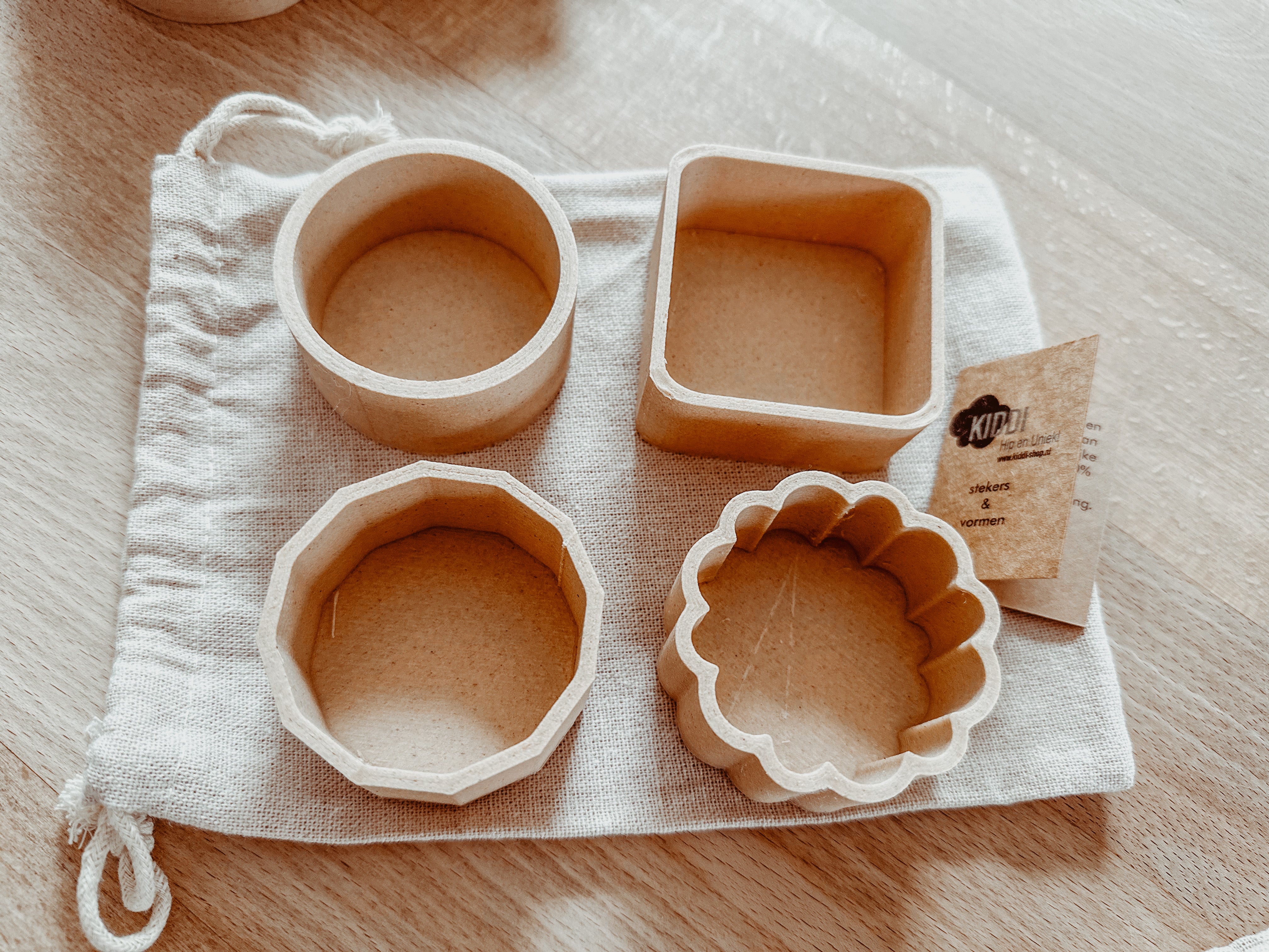 Set met minivormpjes (vulvormpjes)