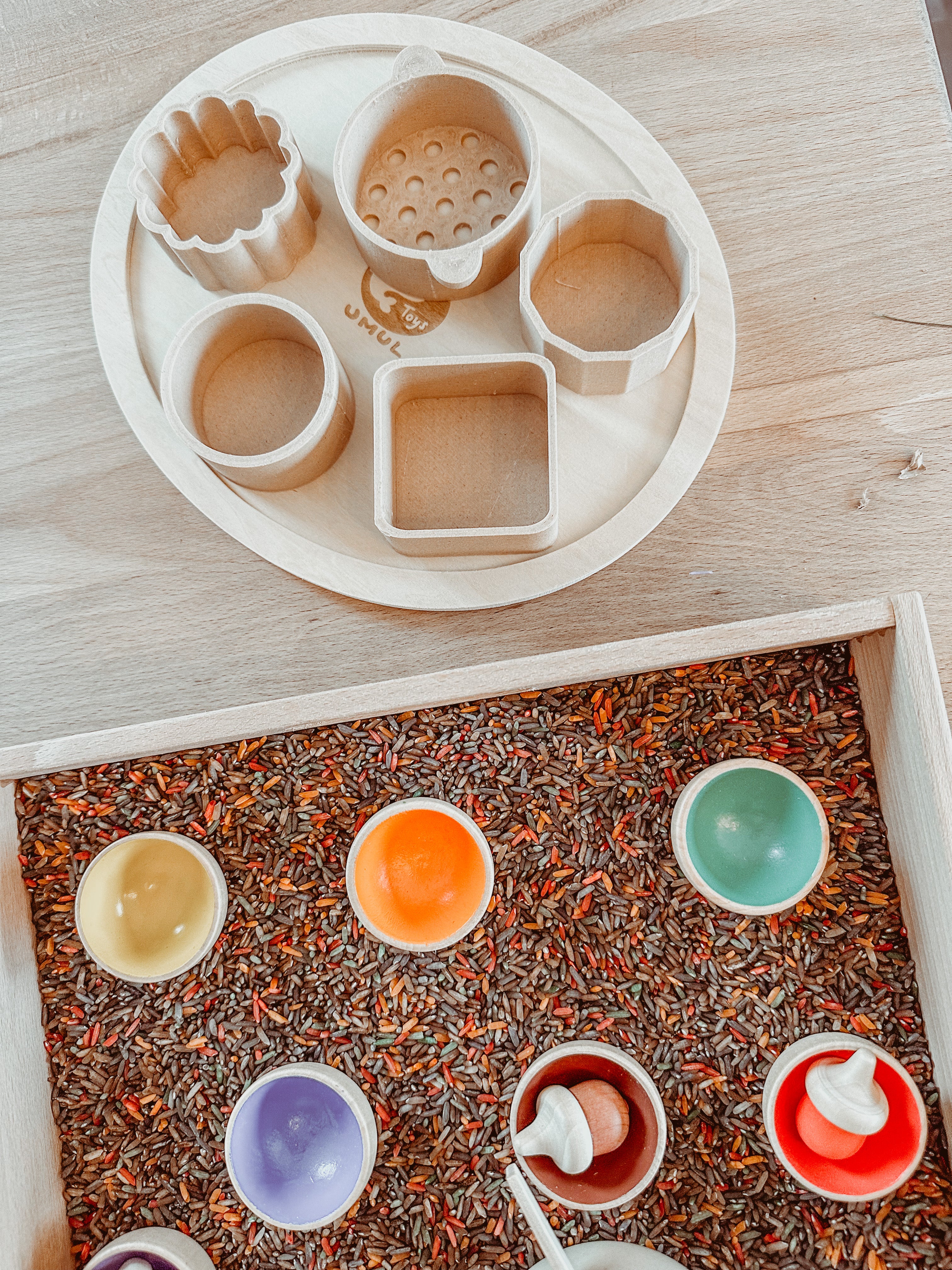 Set met minivormpjes (vulvormpjes)