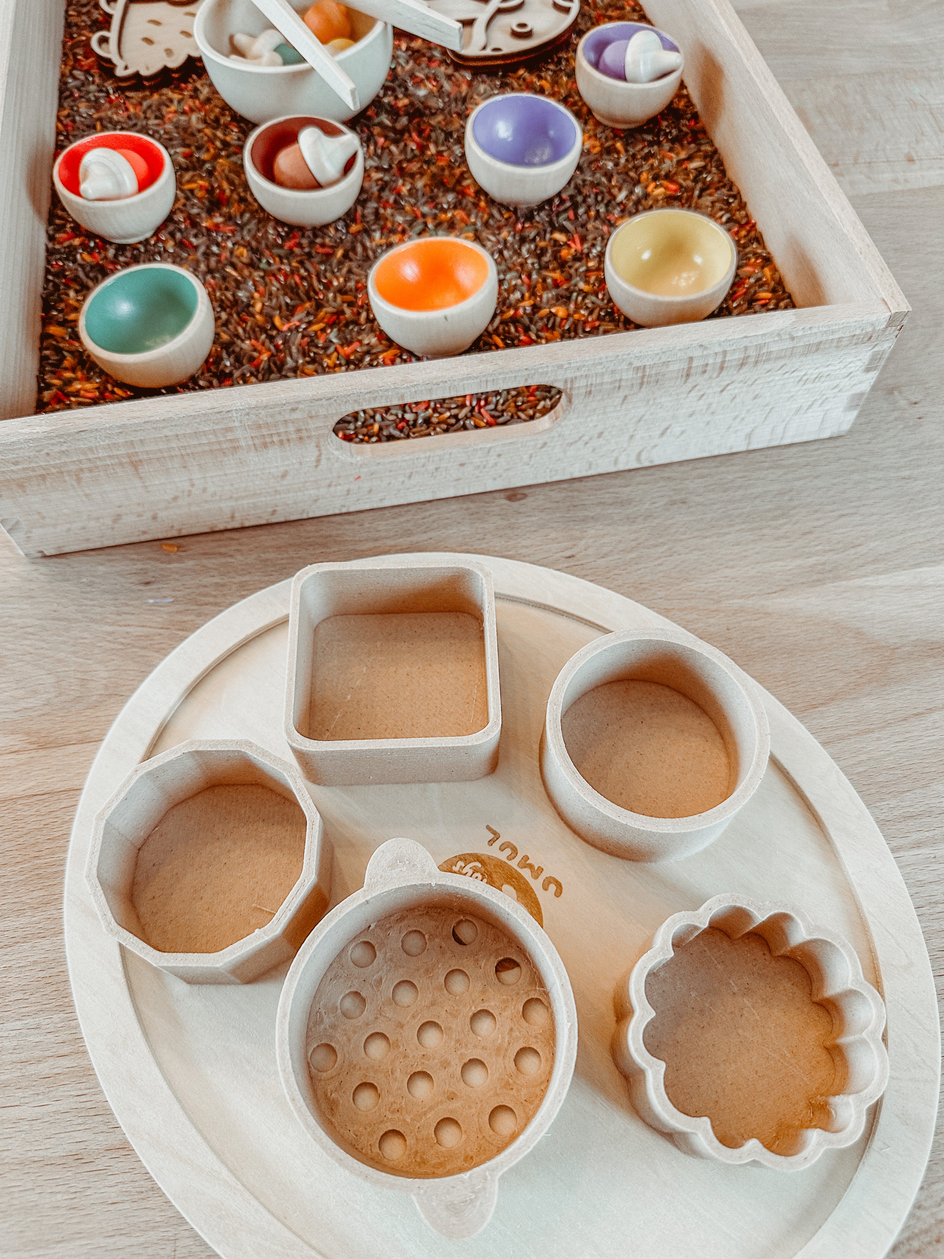 Set met minivormpjes (vulvormpjes)