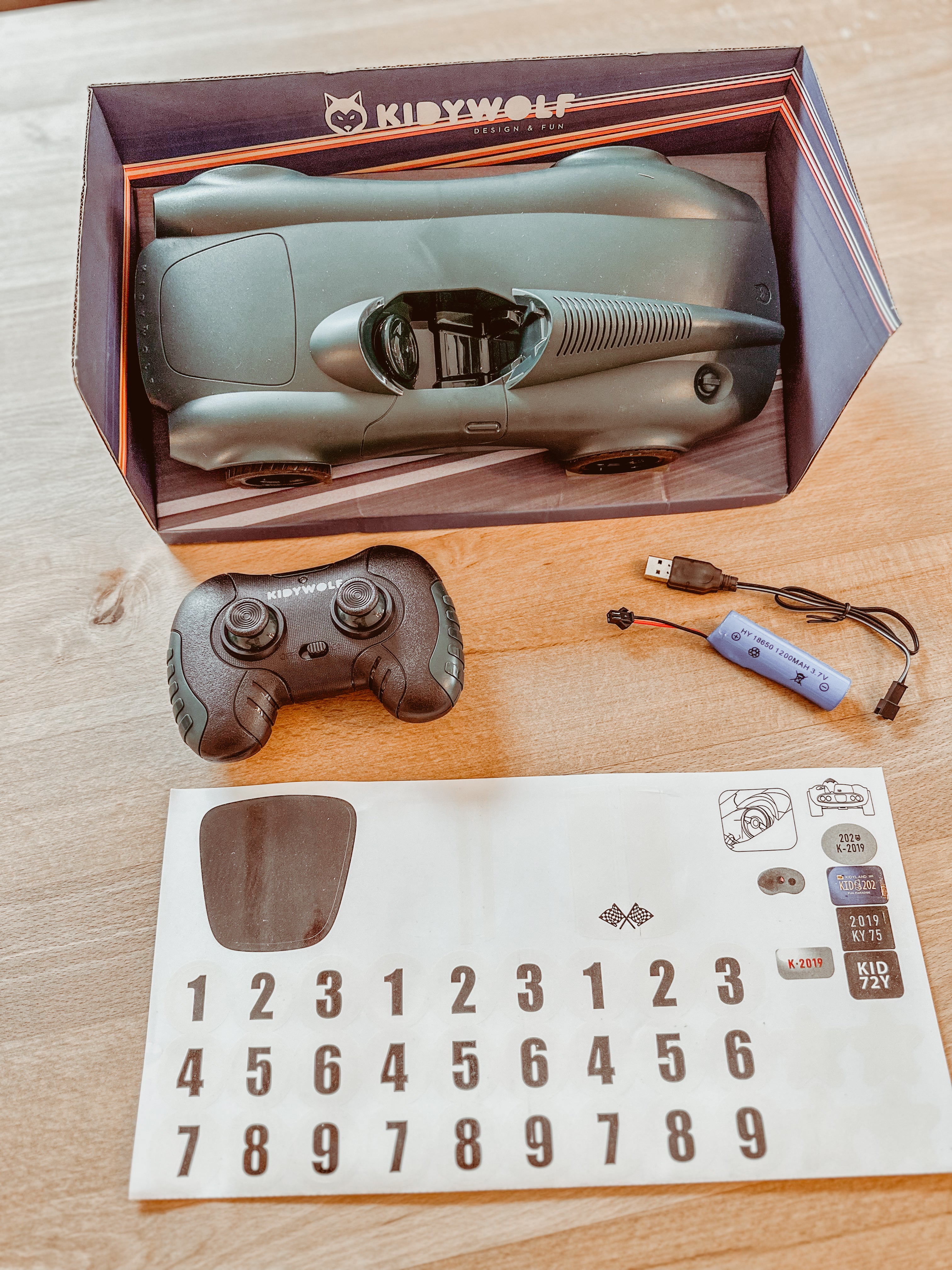 Kidycar - legergroen