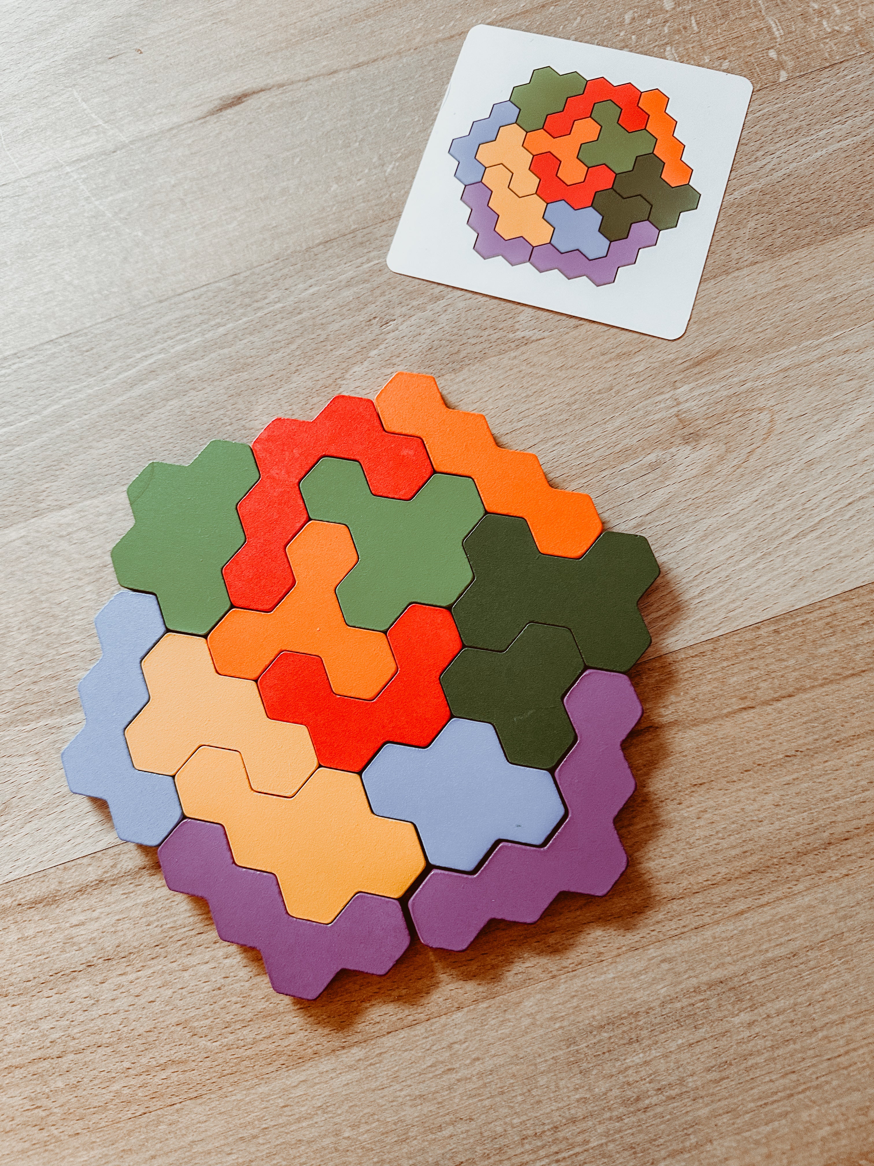 Hexagon puzzel