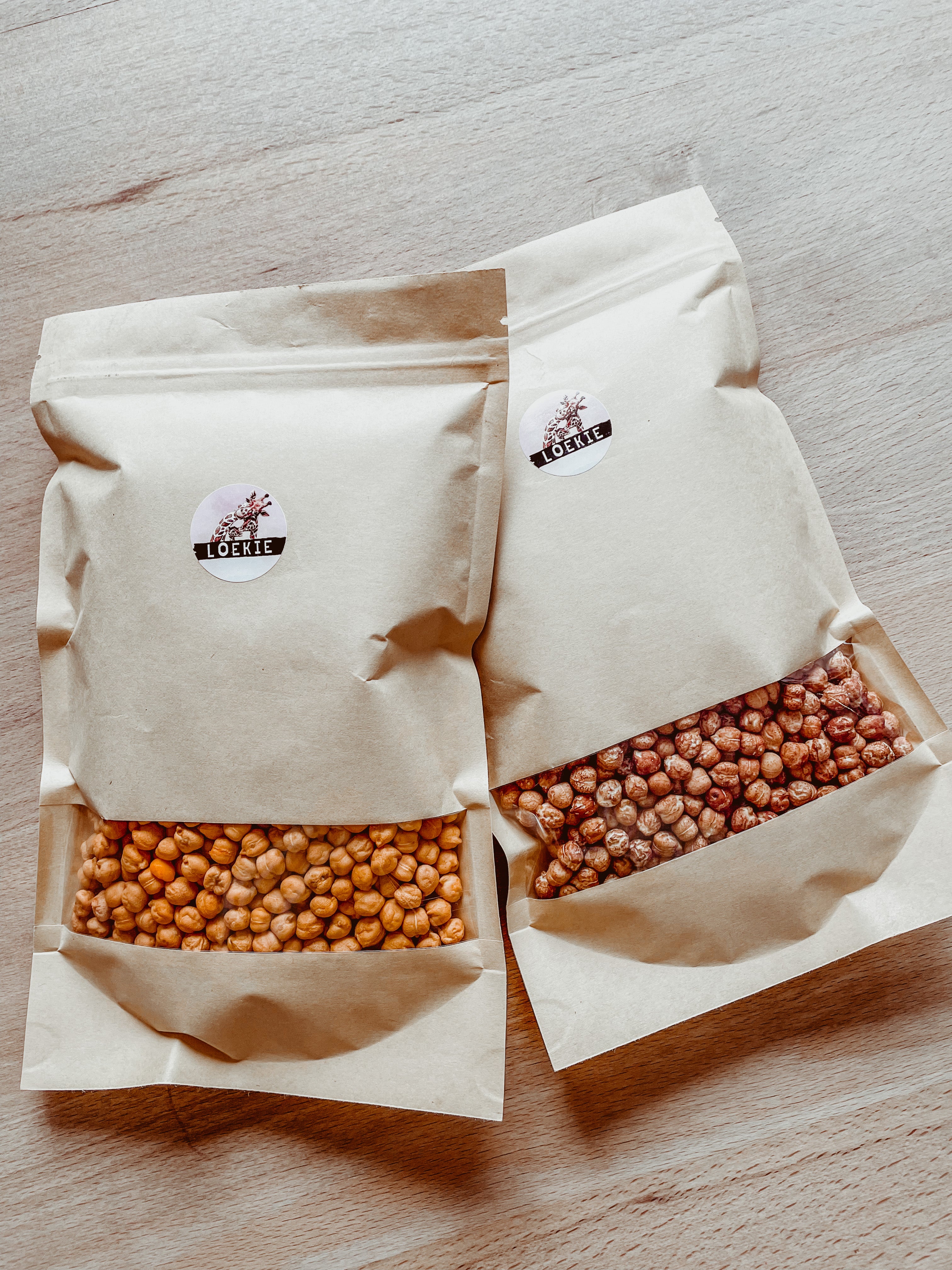 Gekleurde kikkererwten