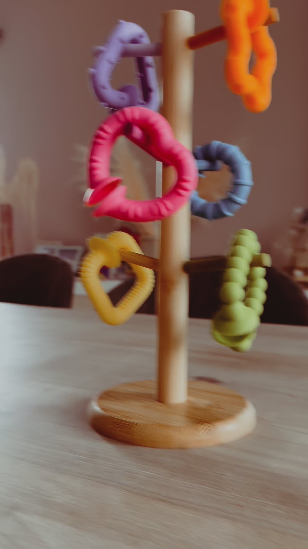 🔺🟡 set van 6 zuignapvormpjes 🟪🔸