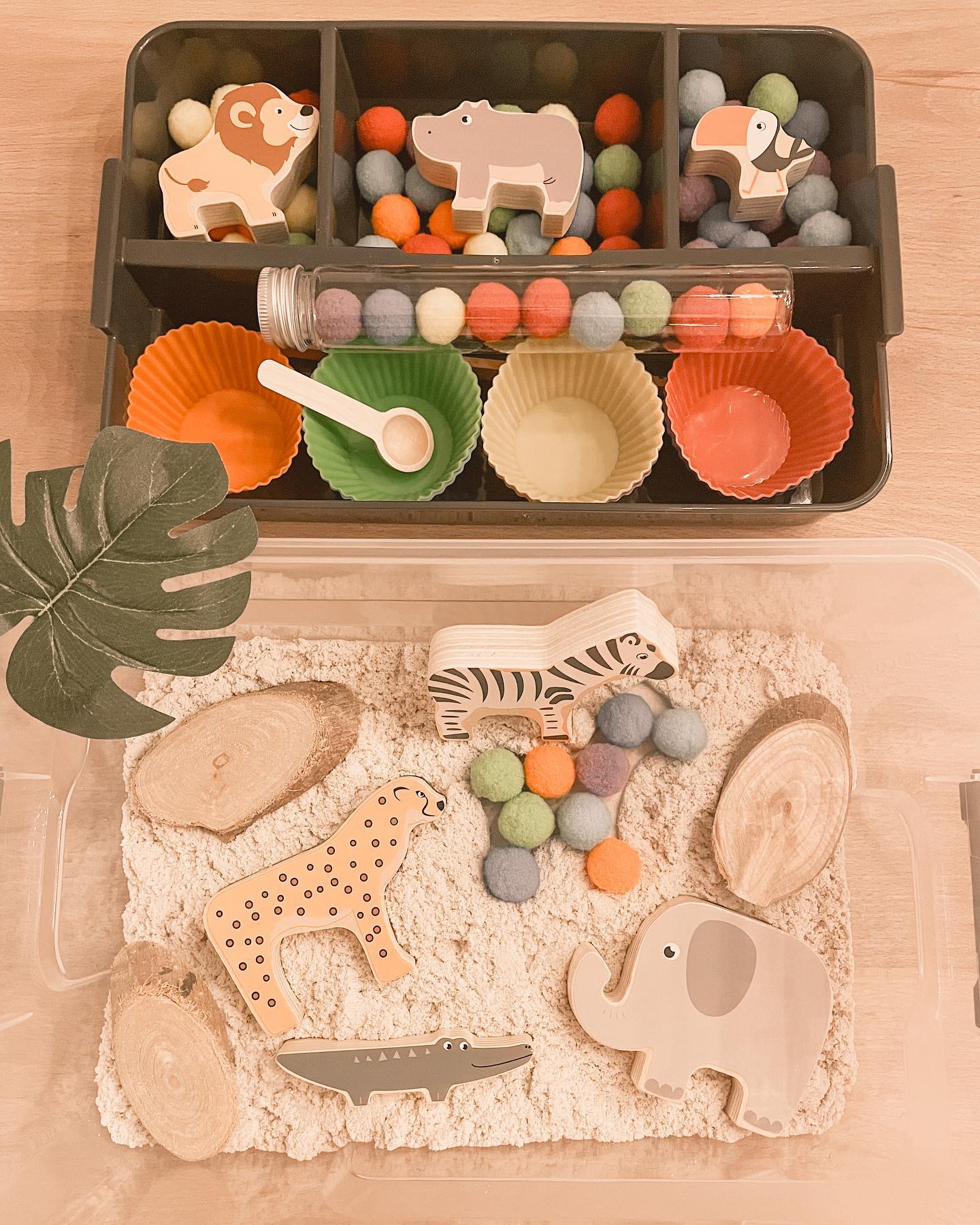 Pompon Safari Travelbox